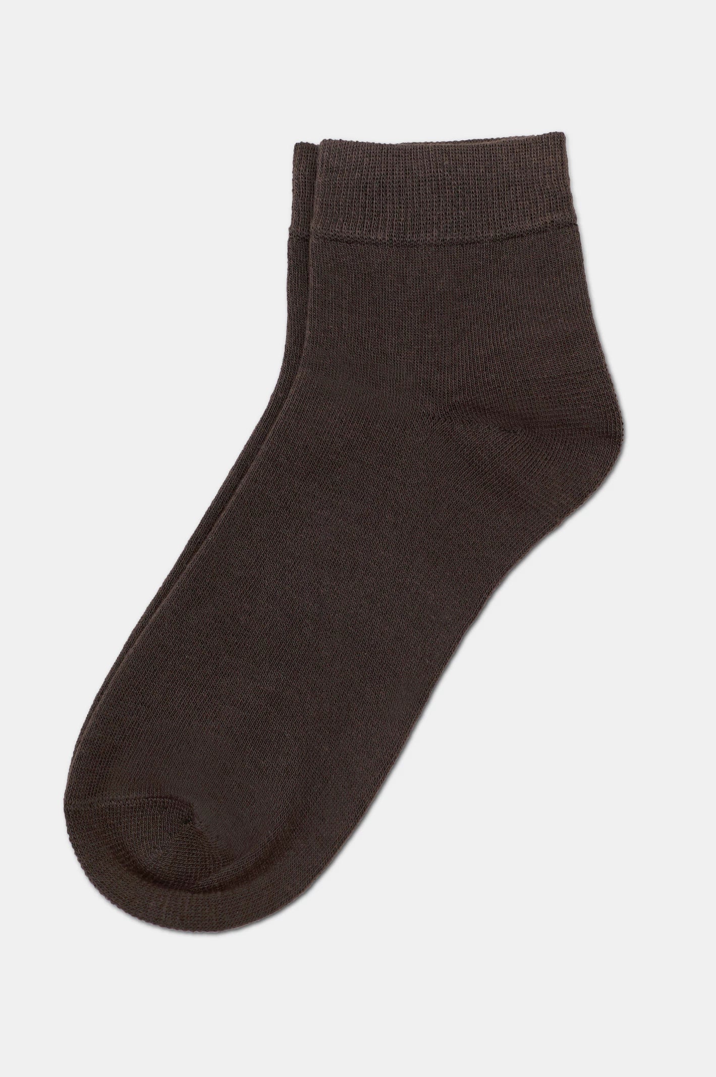 Brown Ankle Socks
