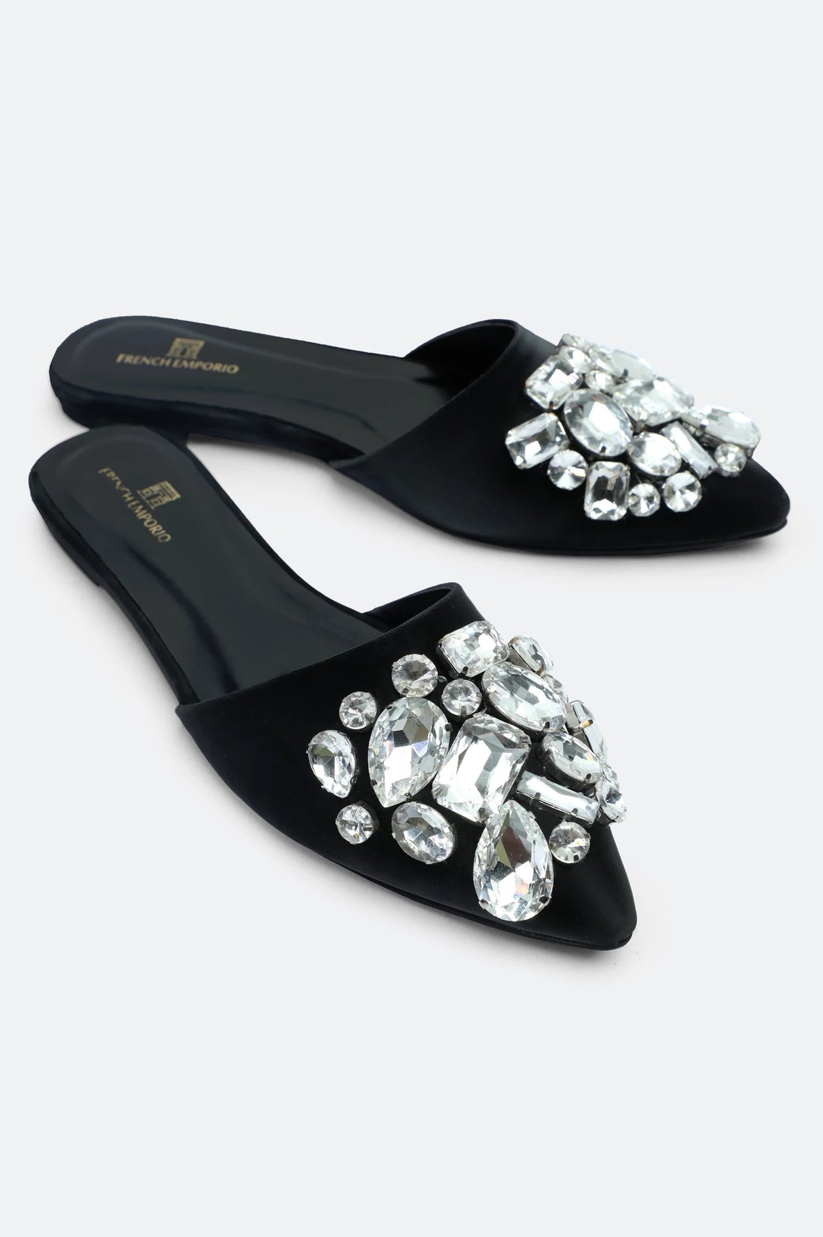Black Ladies Formal Mules