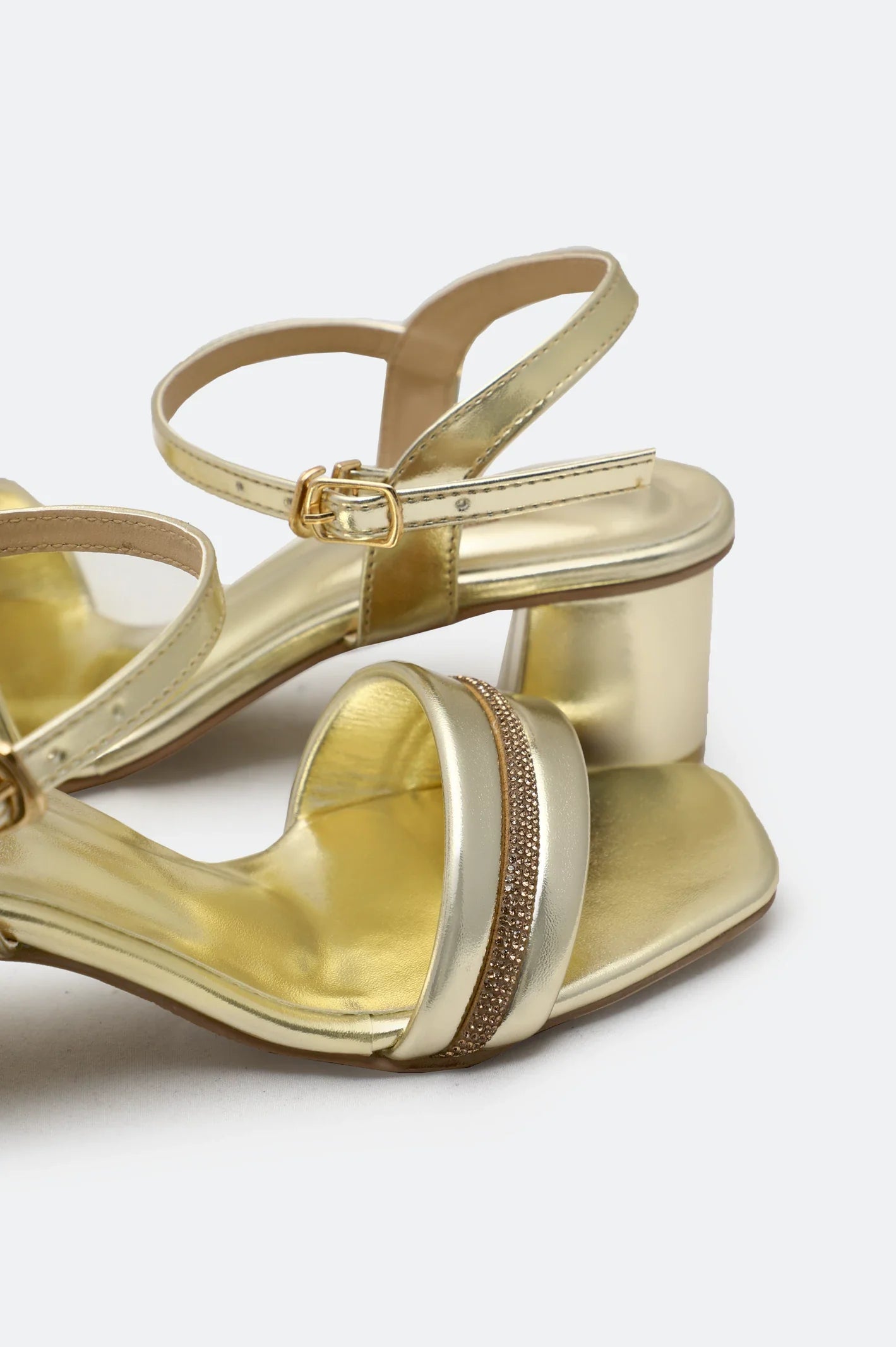 Golden Ladies Formal Heels