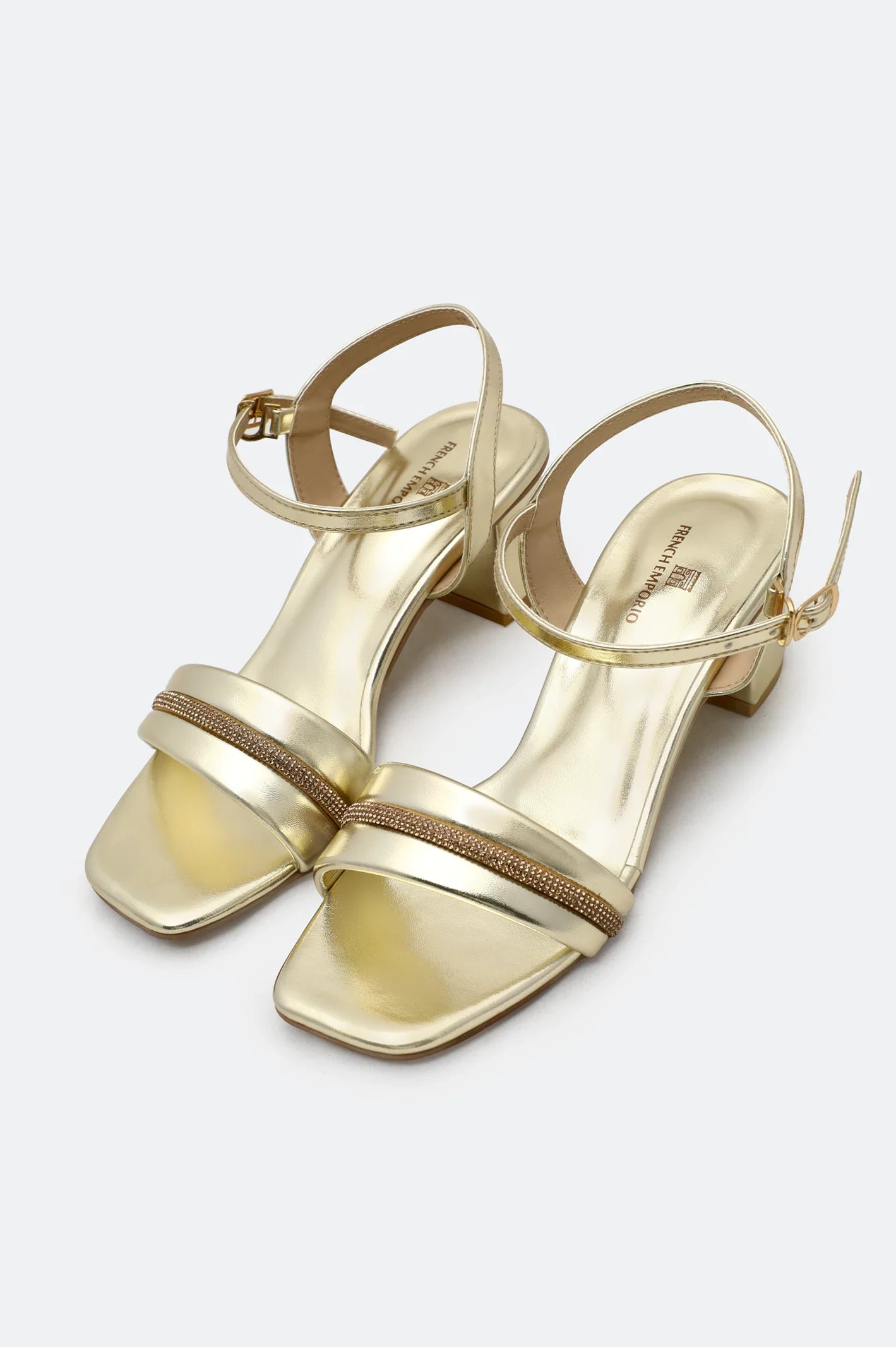 Golden Ladies Formal Heels