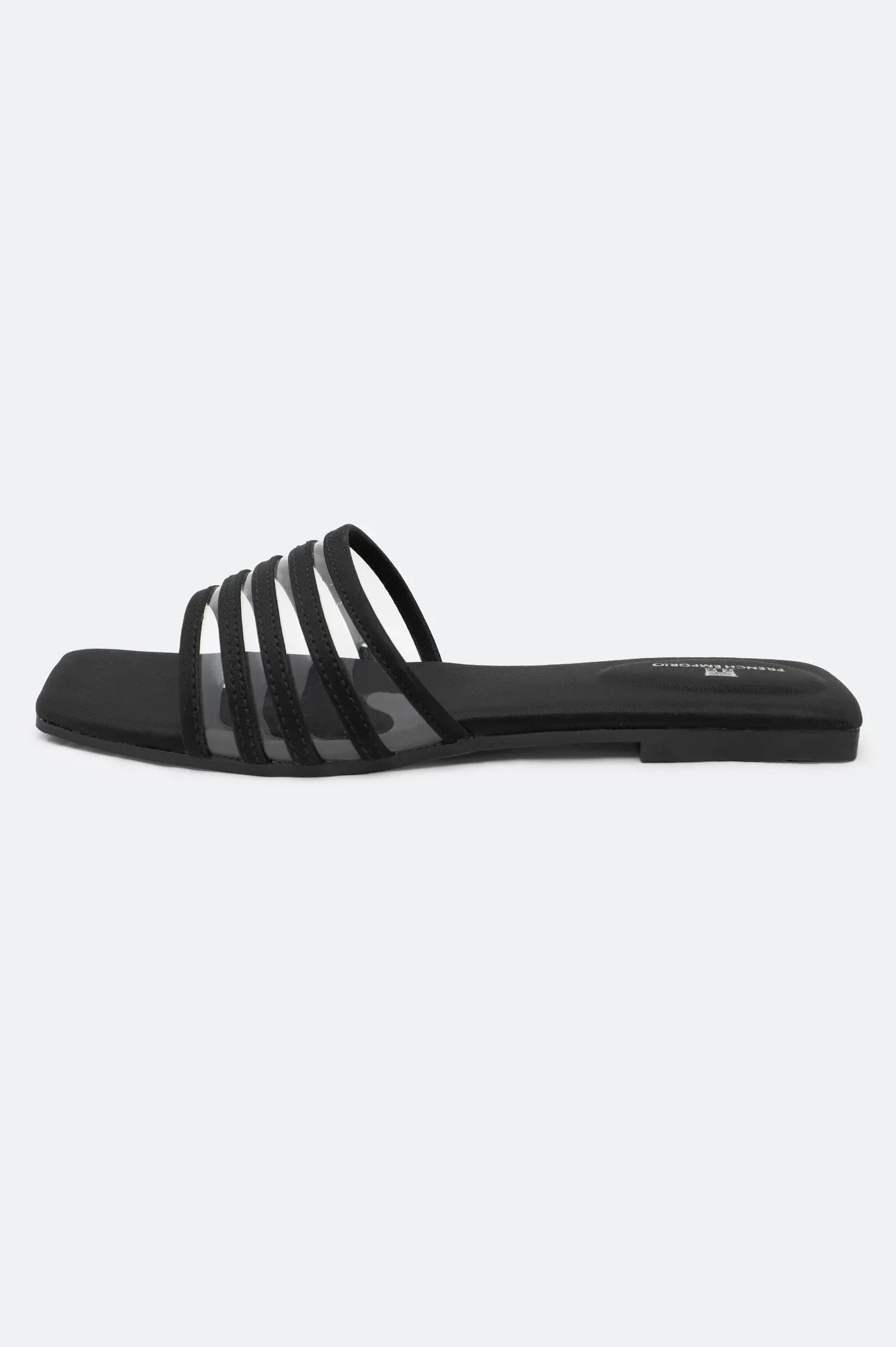 Black Ladies Casual Slippers