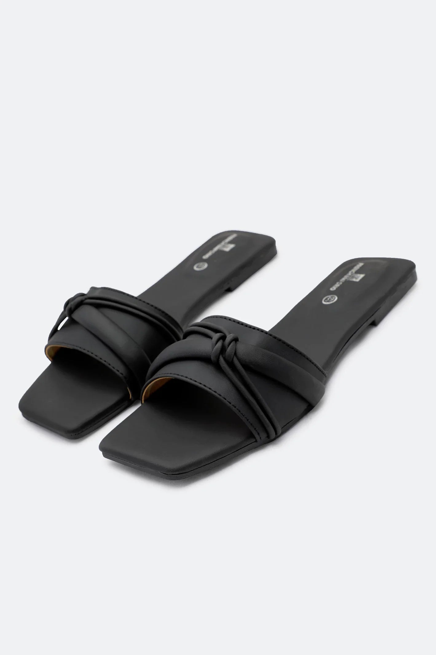Black Ladies Casual Slippers