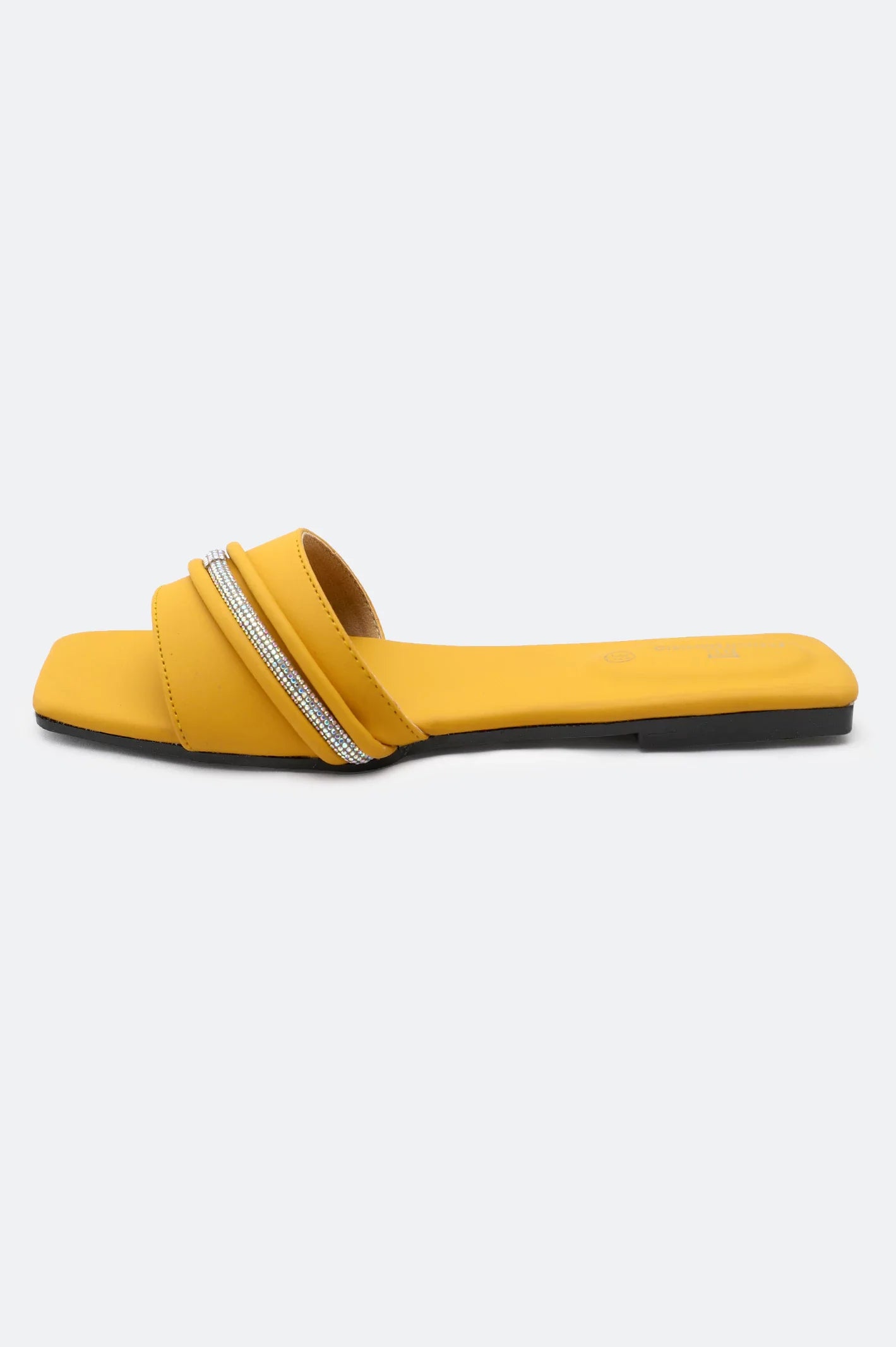 Yellow Ladies Casual Slippers
