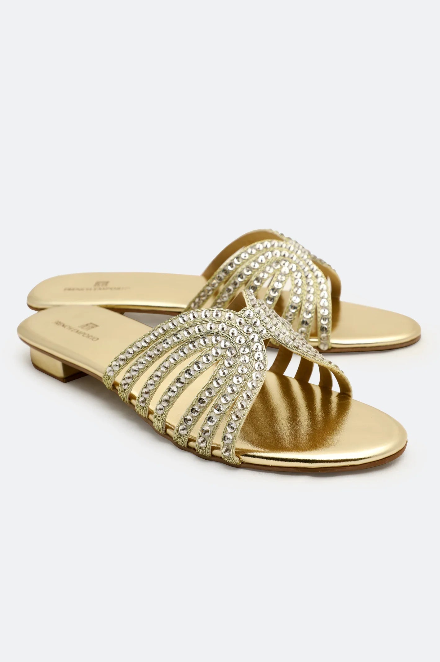 Golden Ladies Formal Slippers