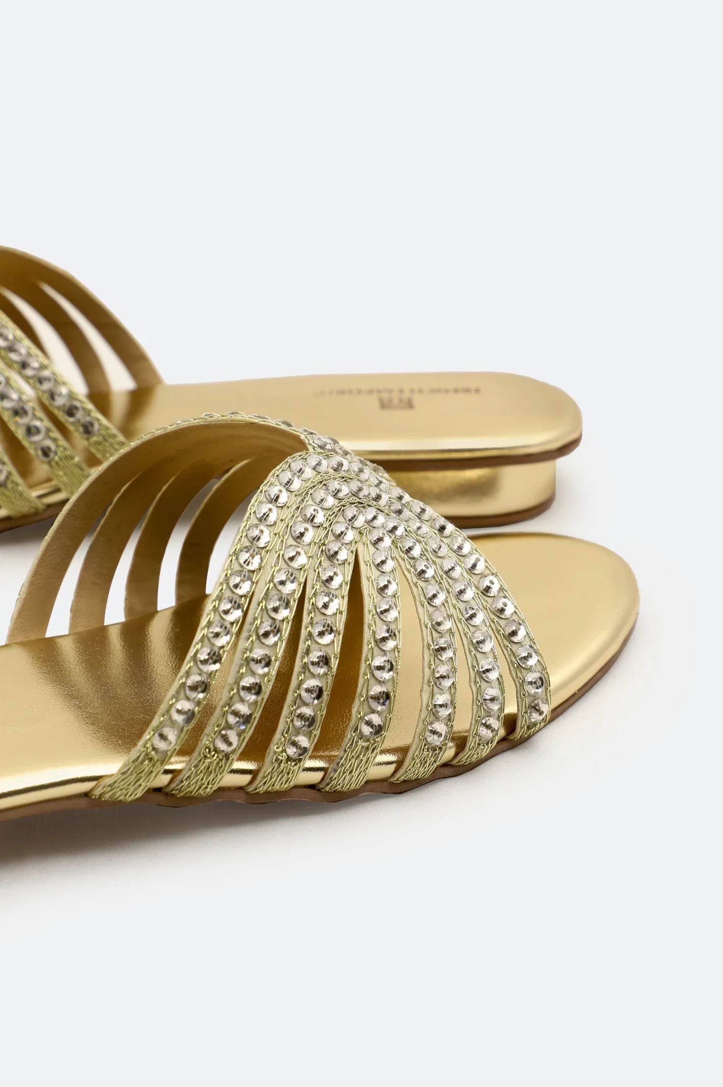Golden Ladies Formal Slippers