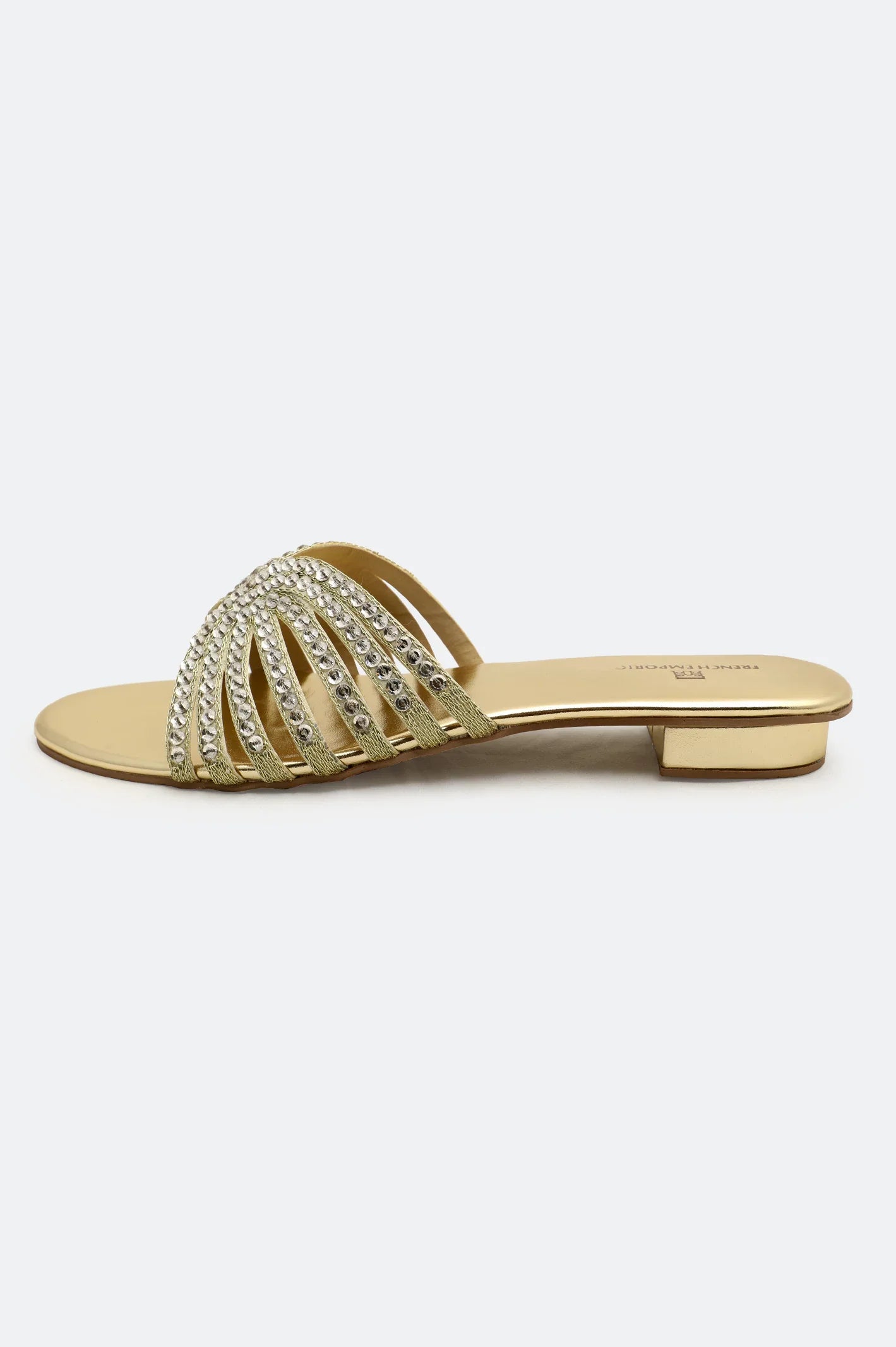 Golden Ladies Formal Slippers
