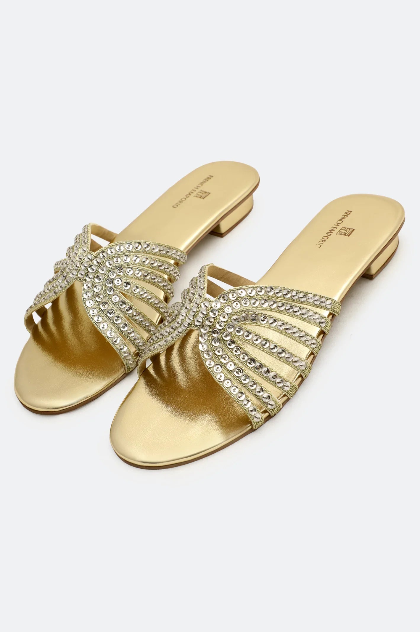 Golden Ladies Formal Slippers