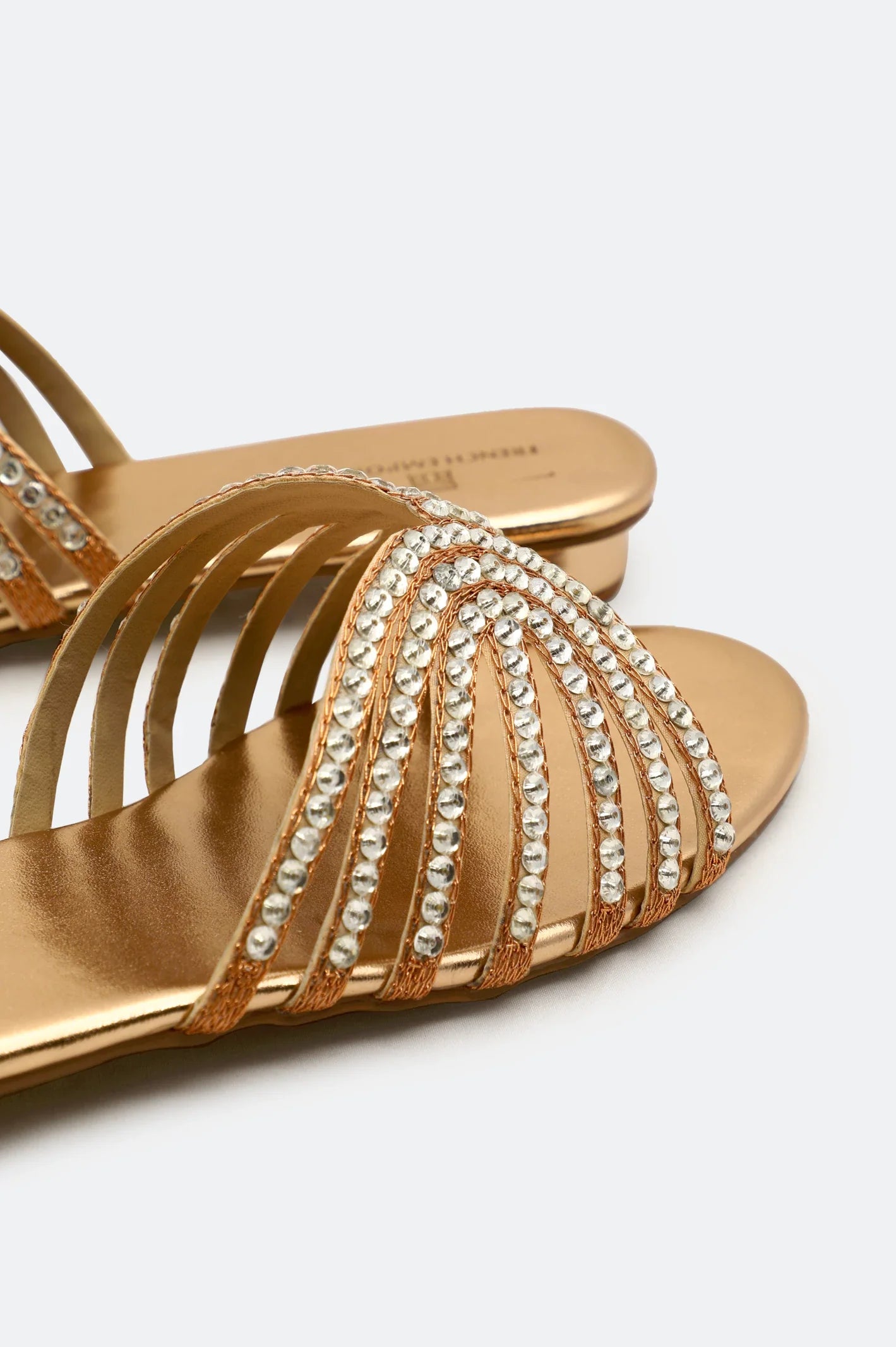 Peach Ladies Formal Slippers