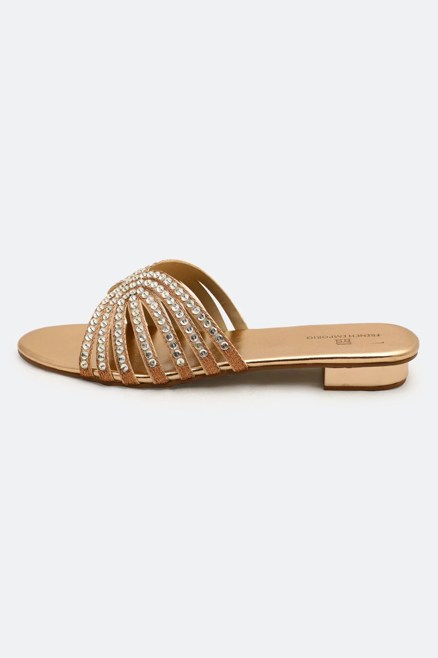Peach Ladies Formal Slippers