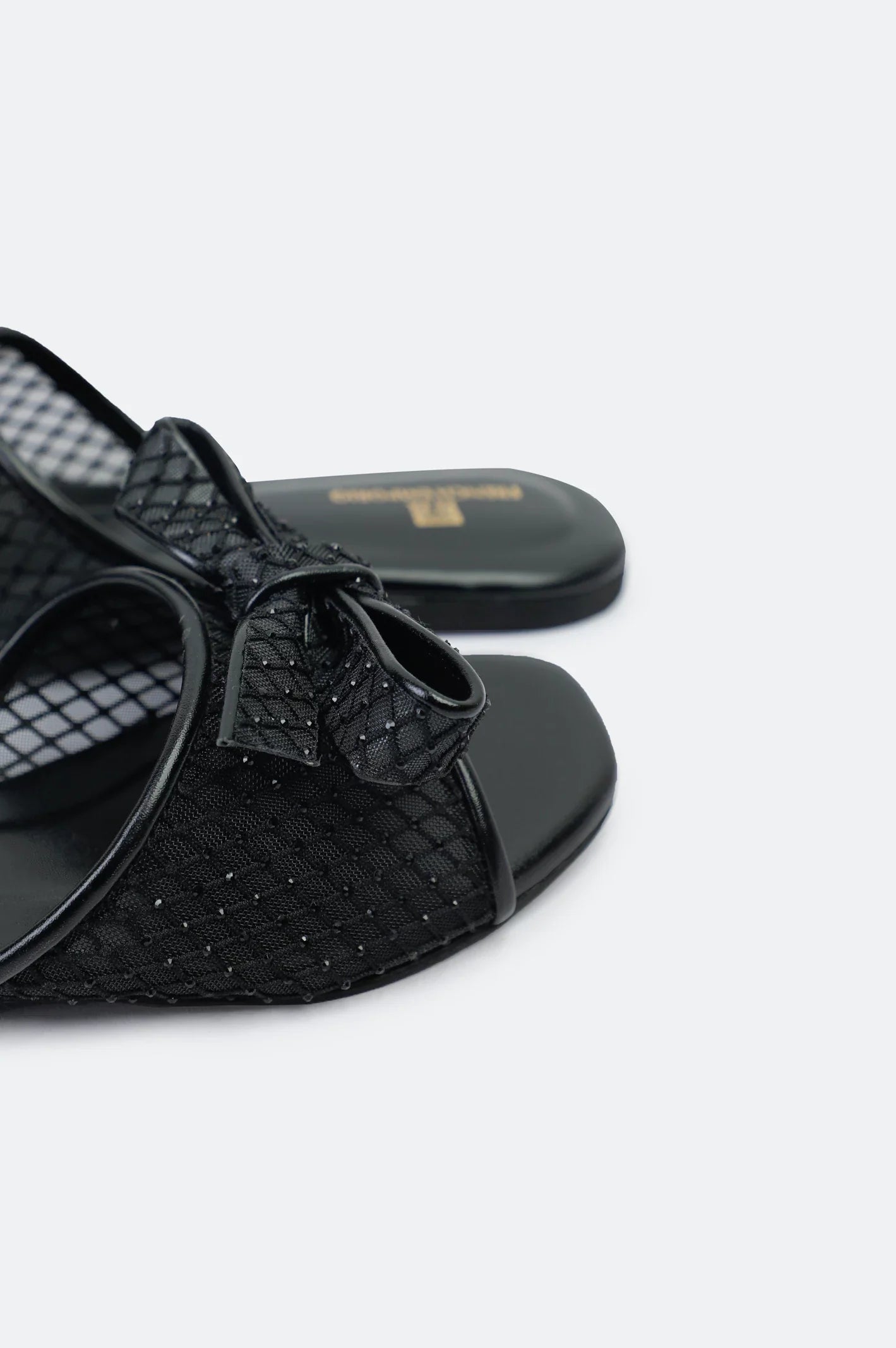 Ladies Black Formal Slippers