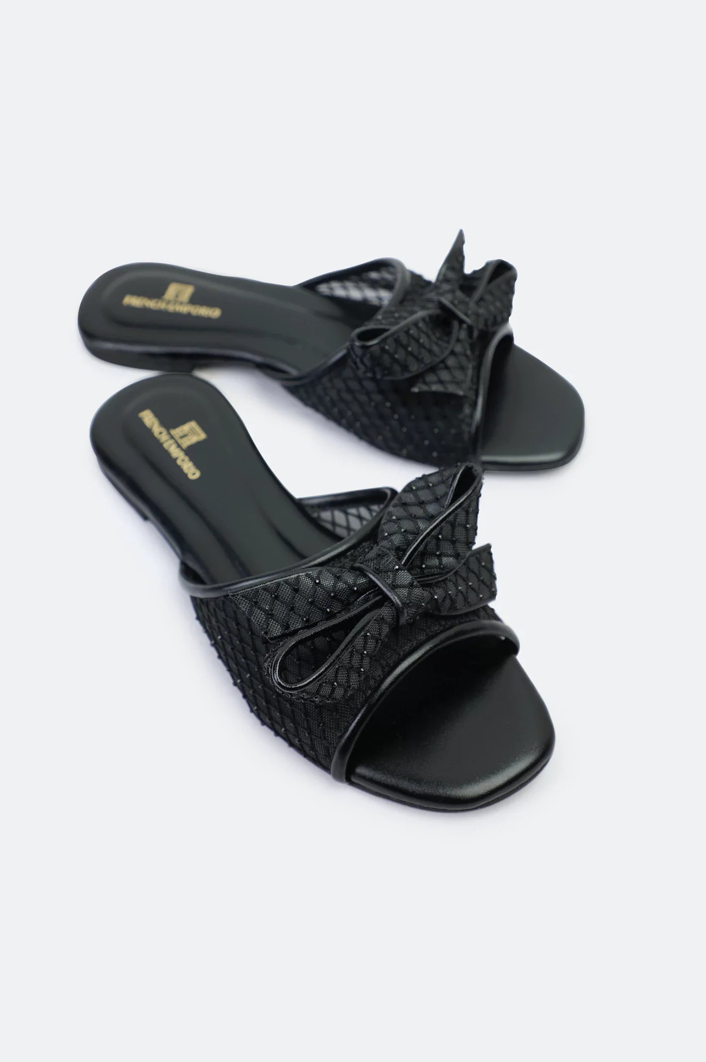 Ladies Black Formal Slippers