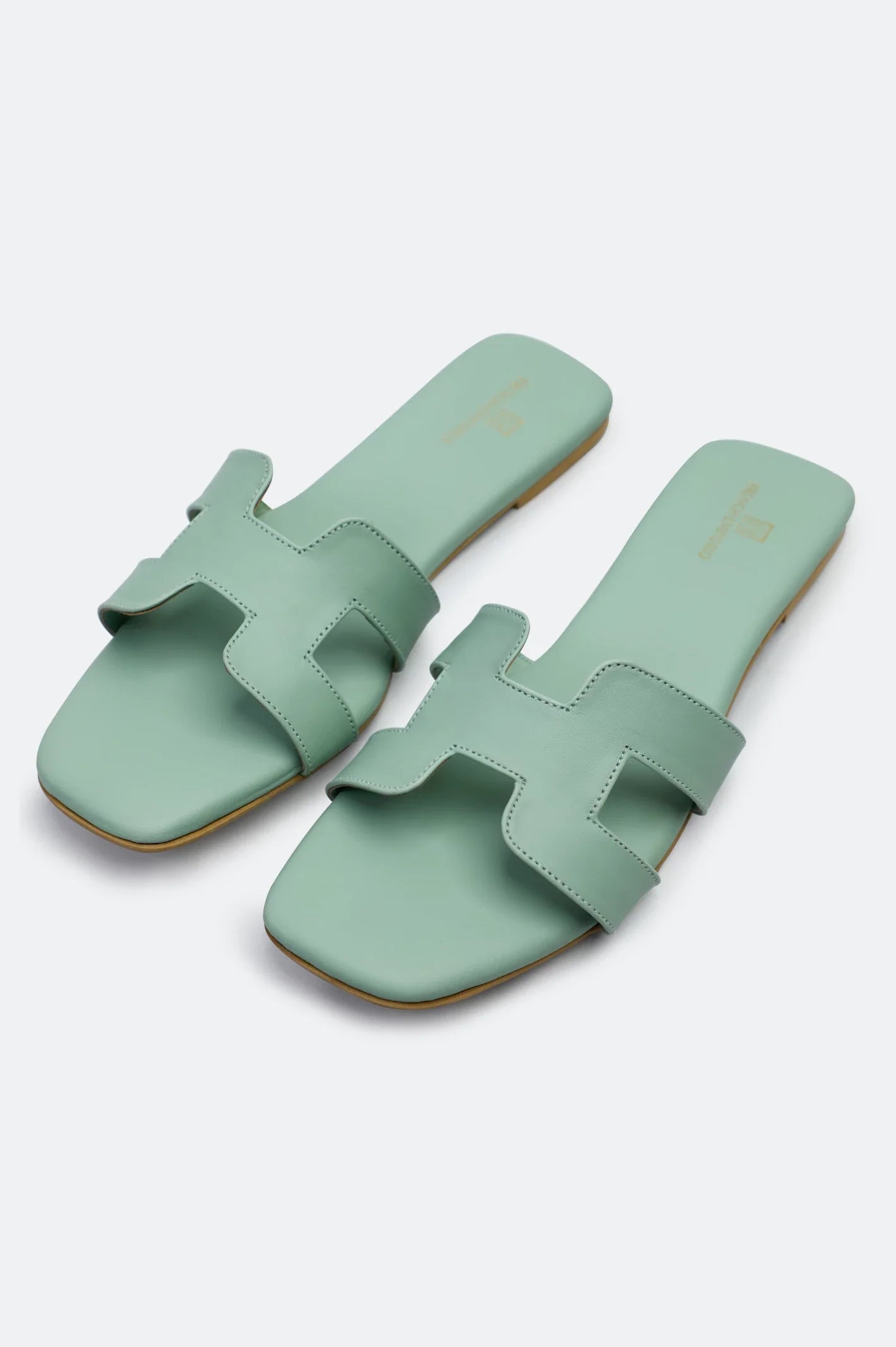 Sea Green Ladies Casual Slippers