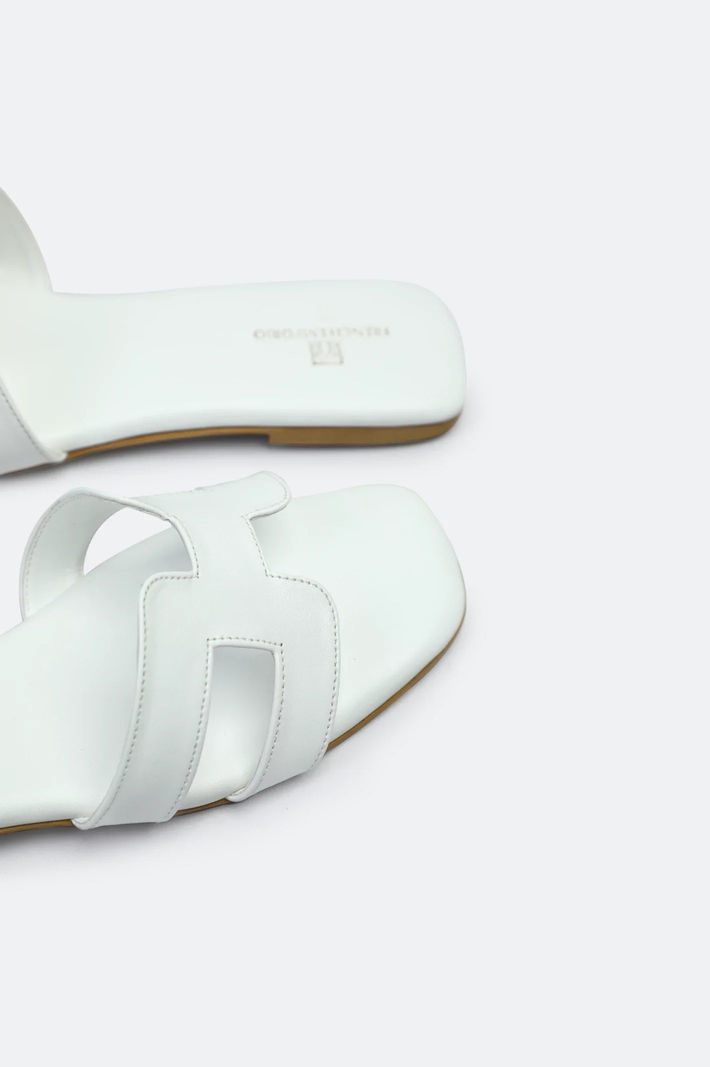 White Ladies Casual Slippers