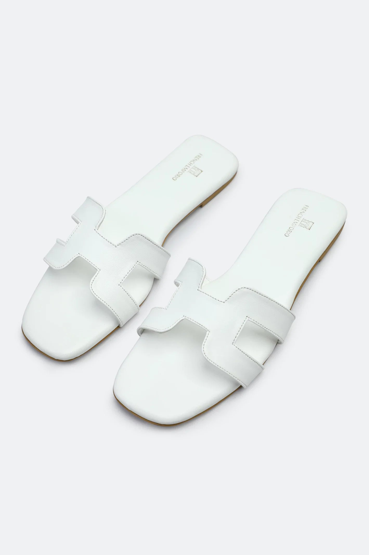 White Ladies Casual Slippers