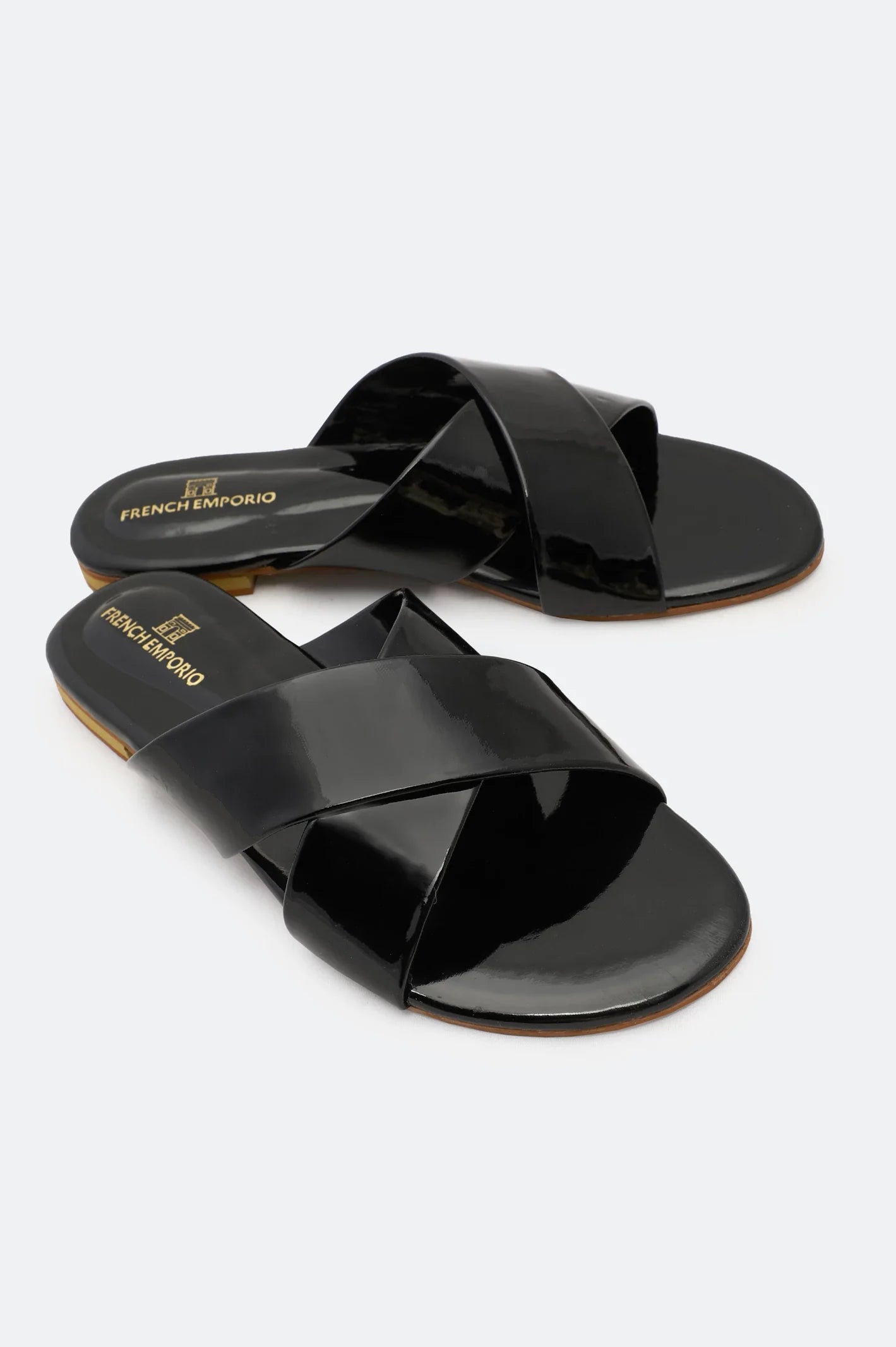 Black Ladies Casual Slippers