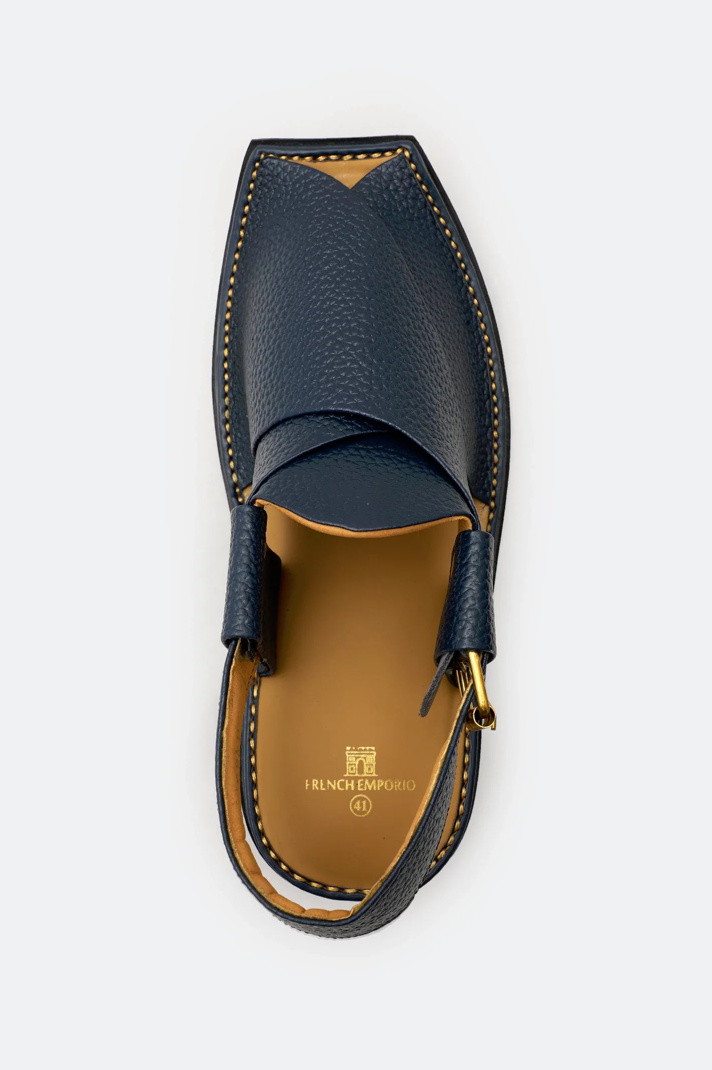 Navy Casual Peshawari Sandal