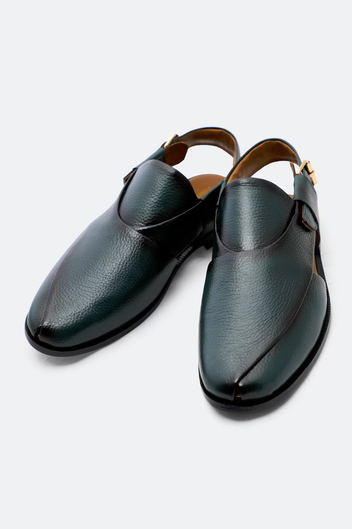 Green Casual Peshawari Sandal