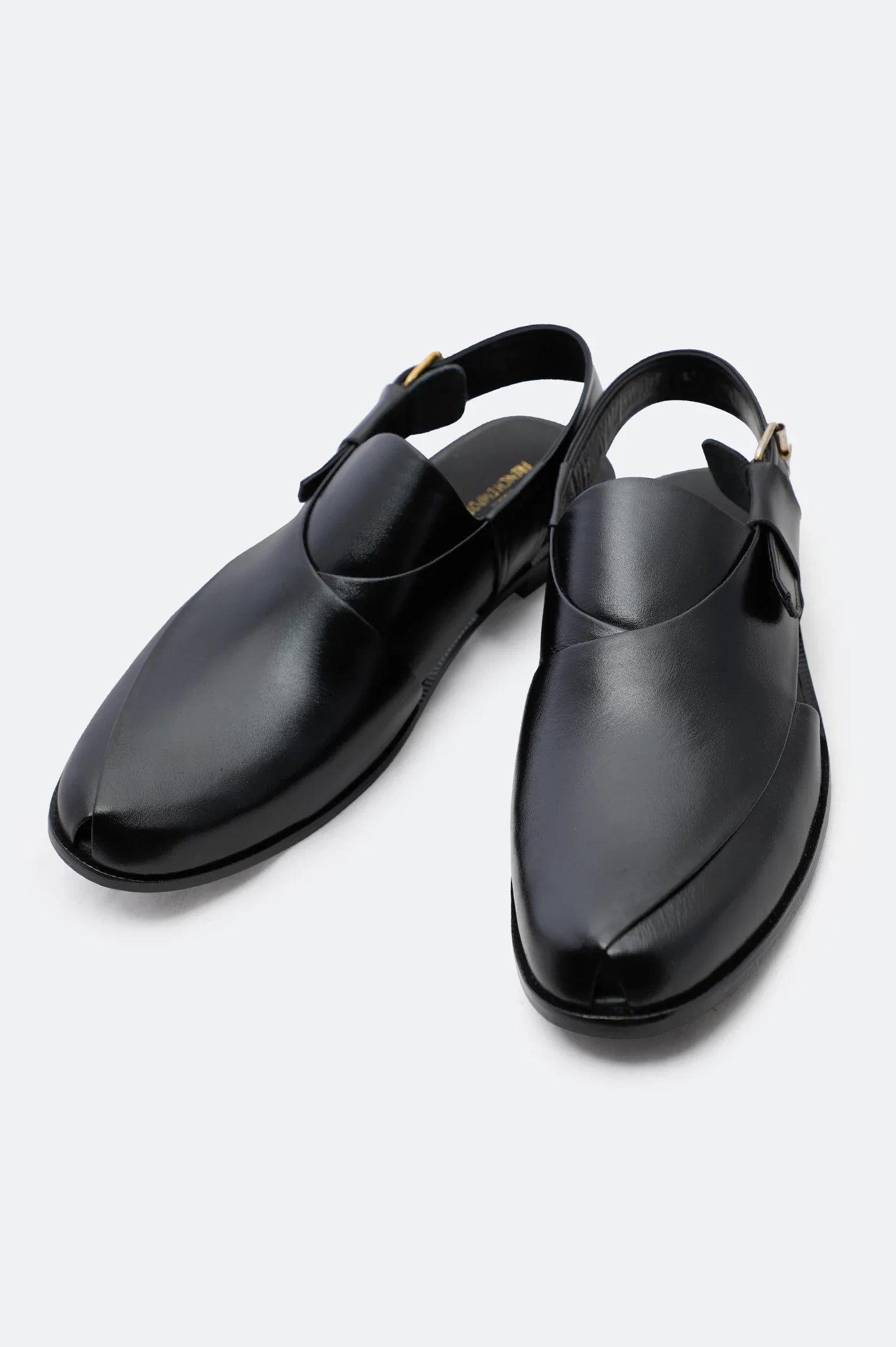 Black Casual Peshawari Sandal