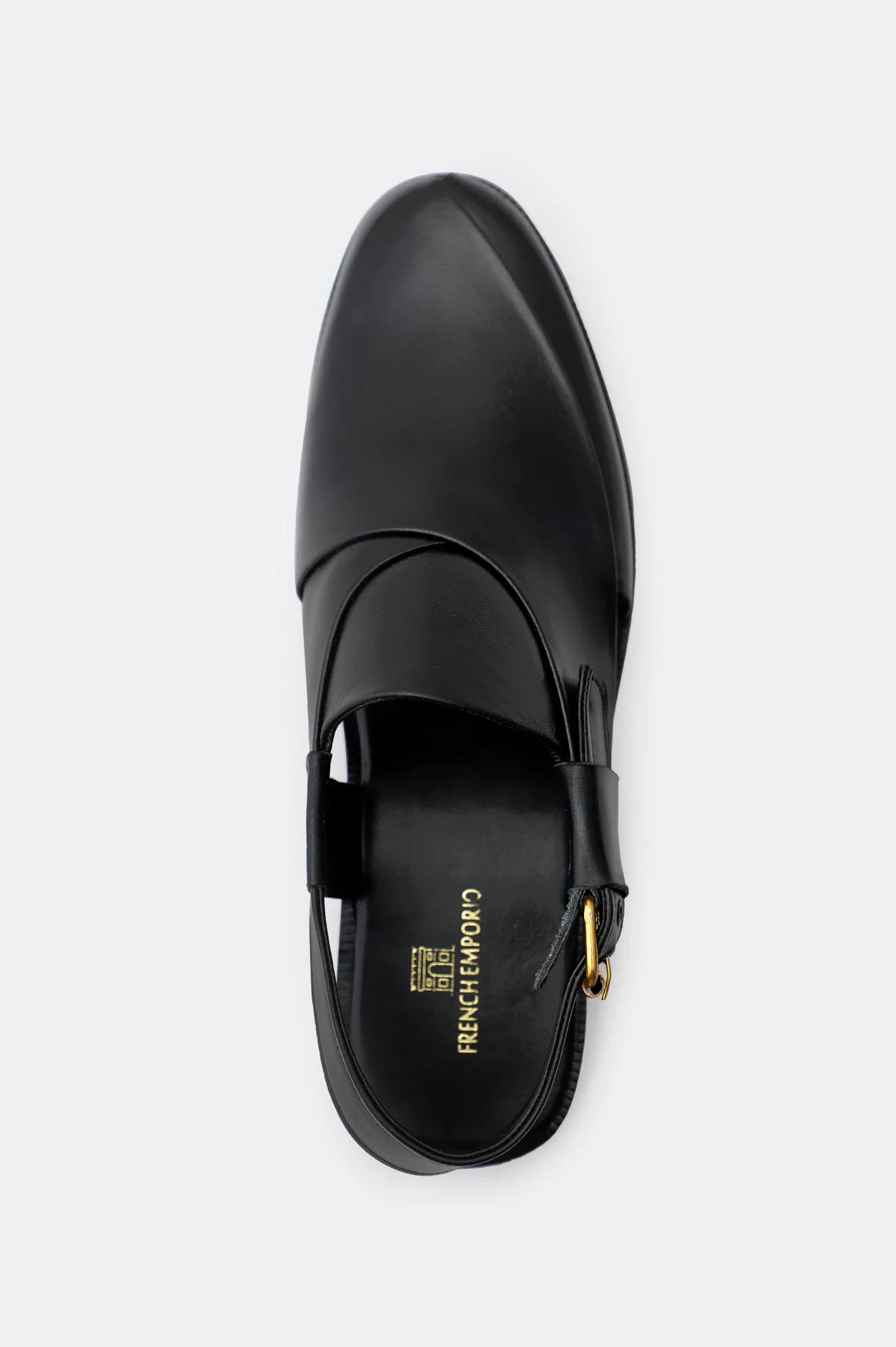 Black Casual Peshawari Sandal
