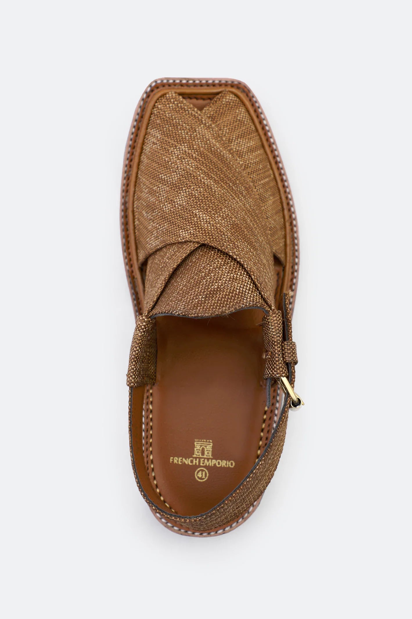 Tan Casual Peshawari Sandal