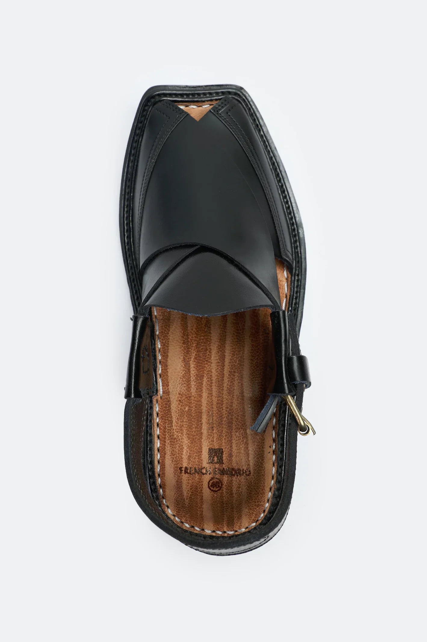 Black Casual Peshawari Sandal