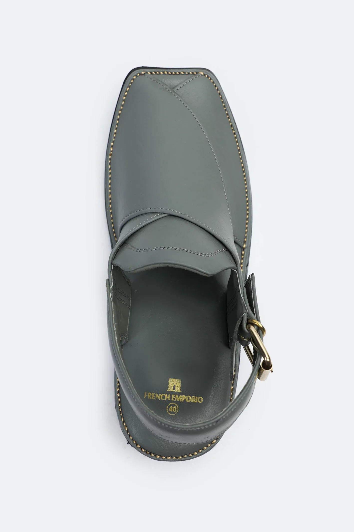 Grey Casual Peshawari Sandal