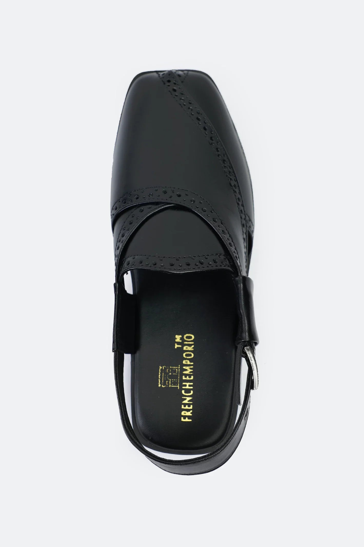 Black Casual Peshawari Sandal