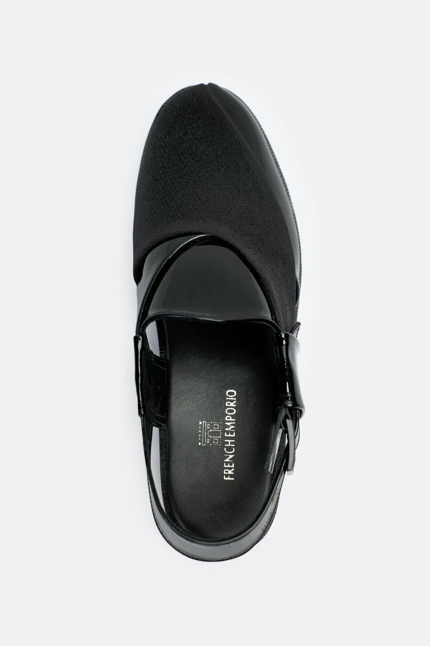 Black Casual Peshawari Sandal
