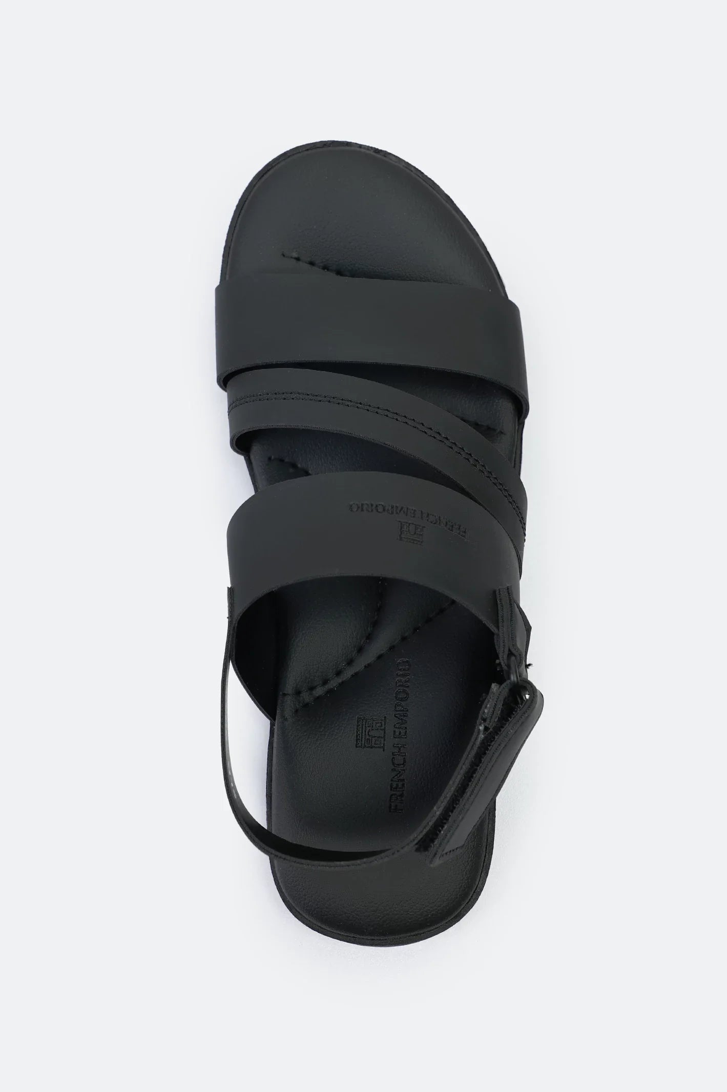 Black Casual Slides Sandal