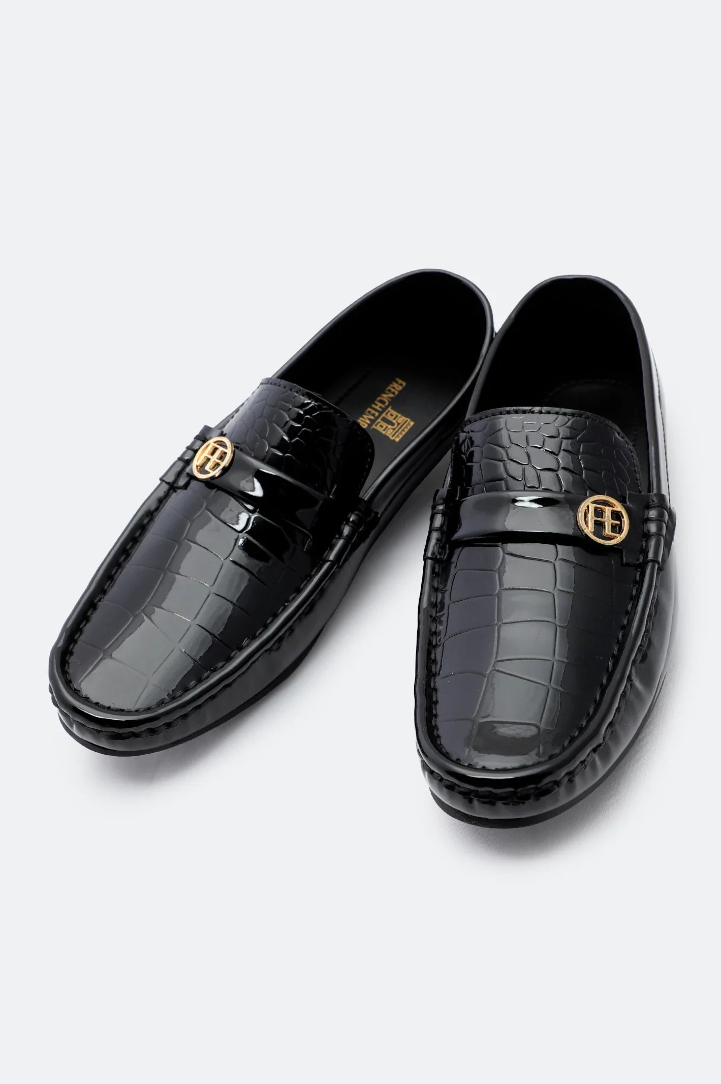 Black Casual Moccasins Shoes
