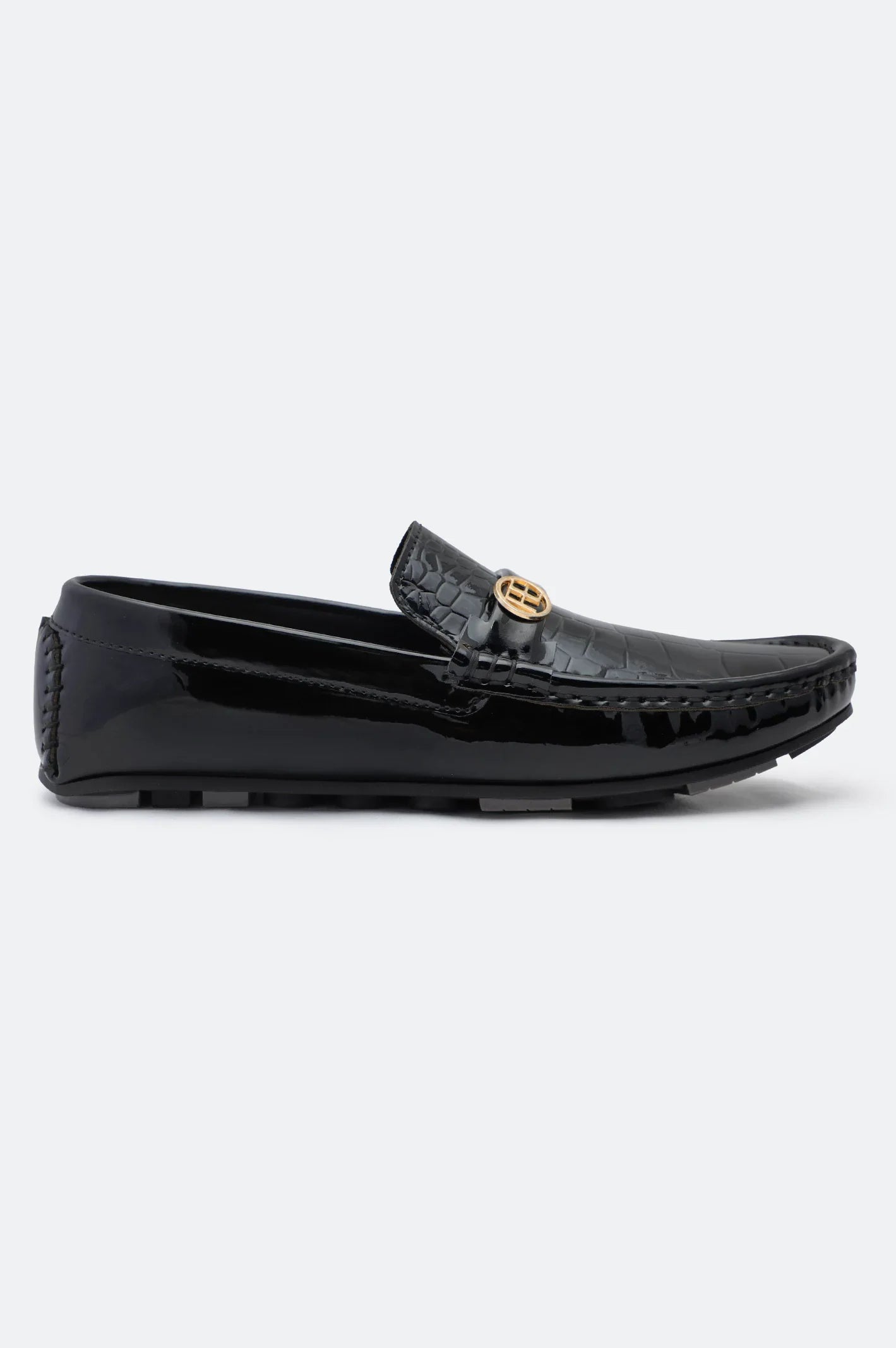 Black Casual Moccasins Shoes