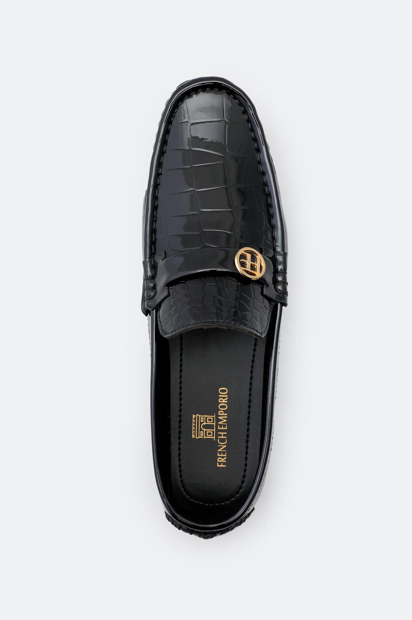 Black Casual Moccasins Shoes