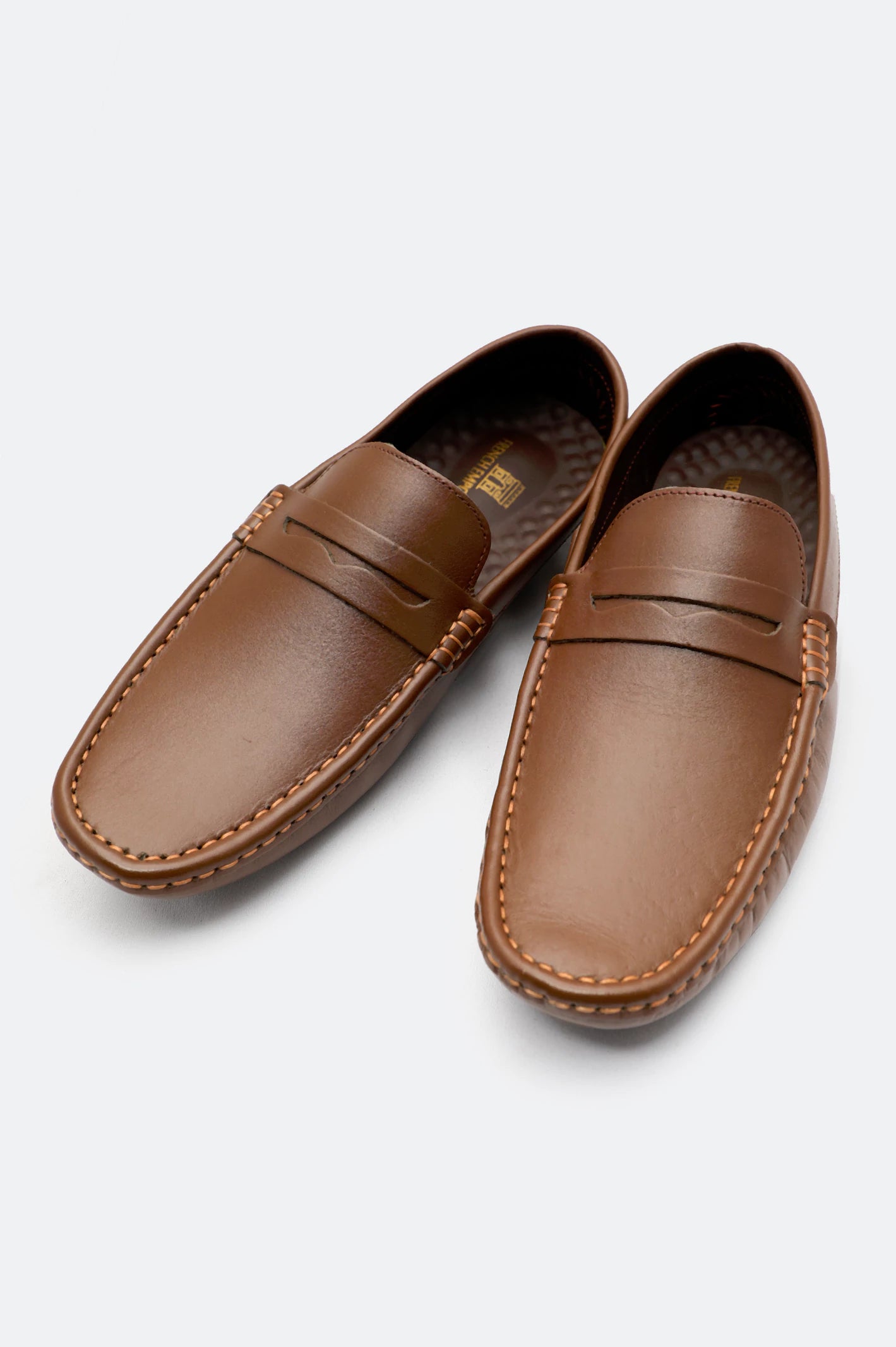 Mens tan leather casual shoes shop