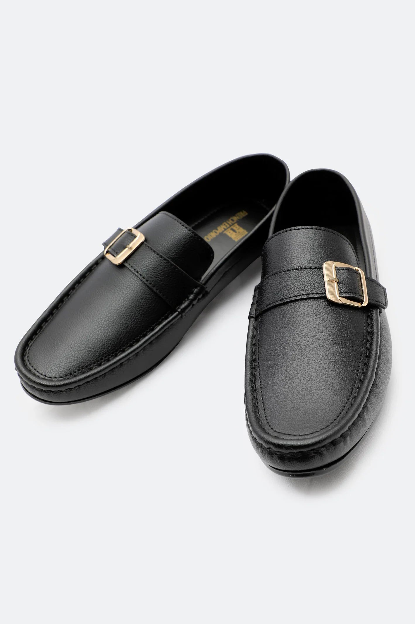 Black Casual Moccasins Shoes