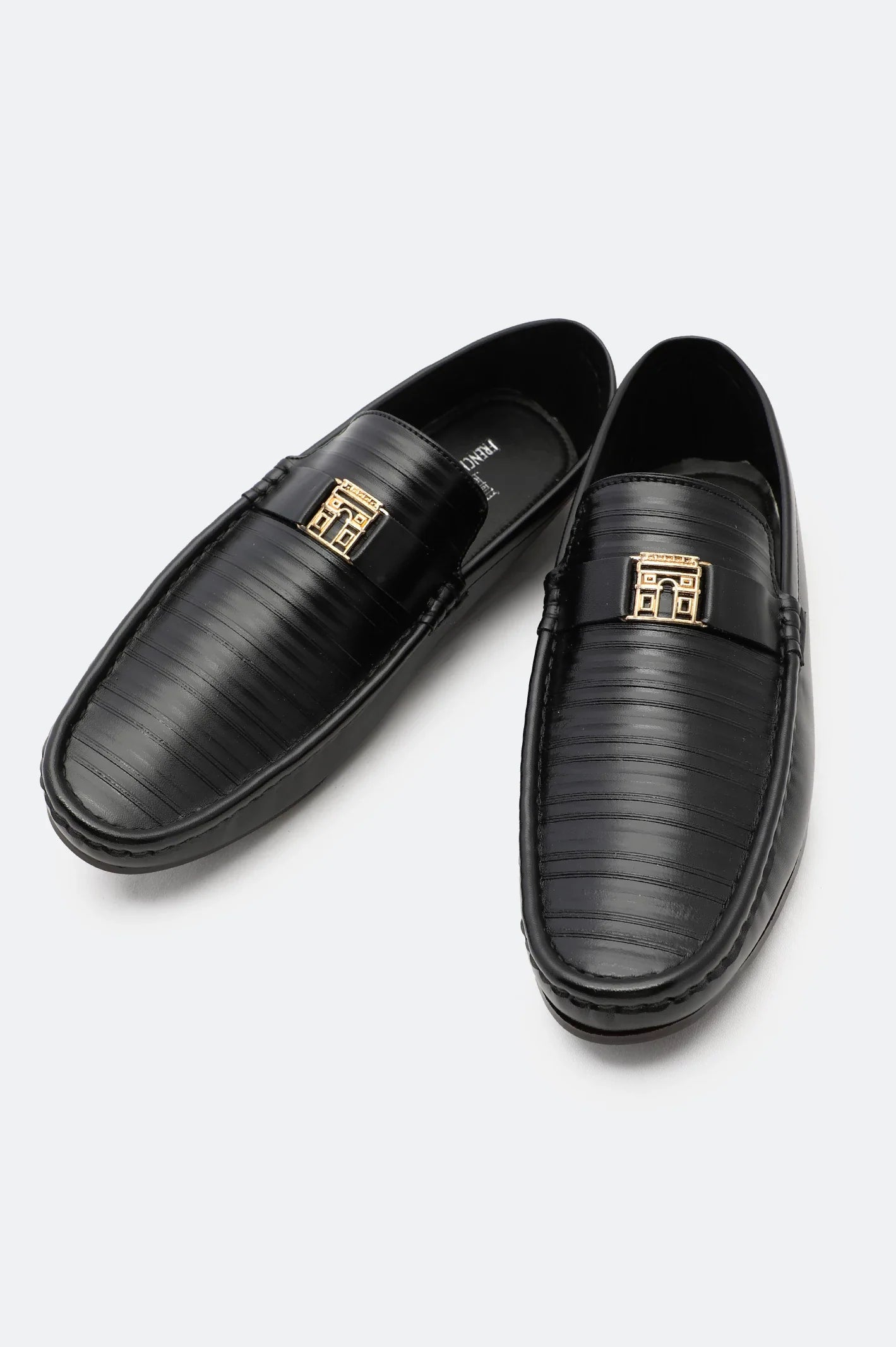 Black Men Casual Mocassins Shoes