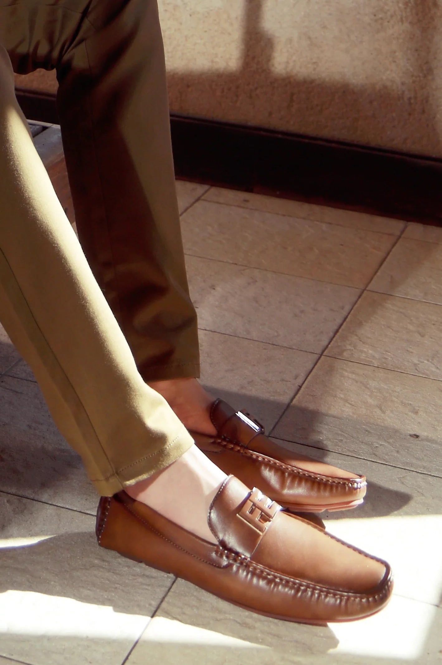 Brown Casual Moccassins Shoes