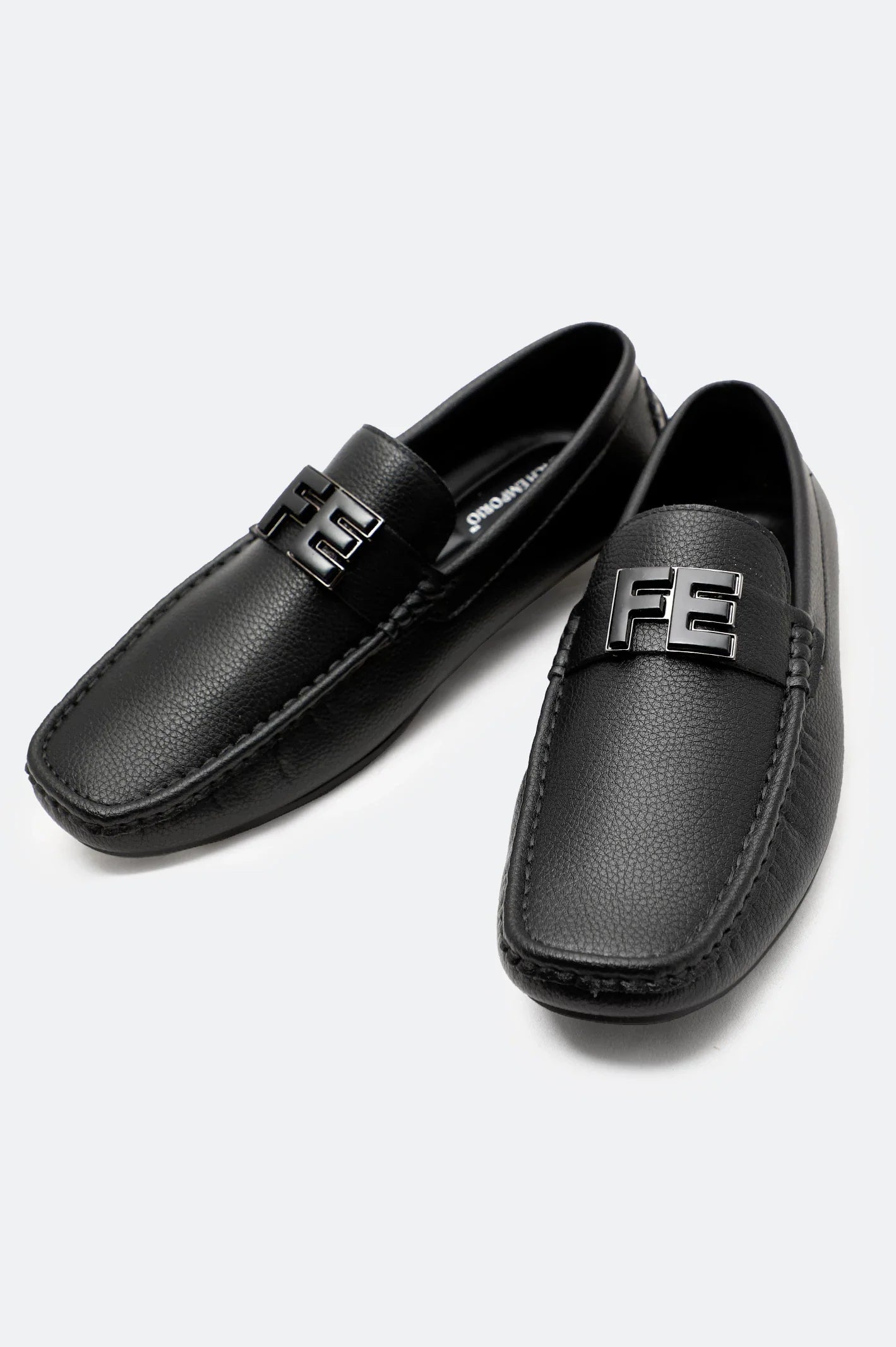 Black Casual Moccassins Shoes