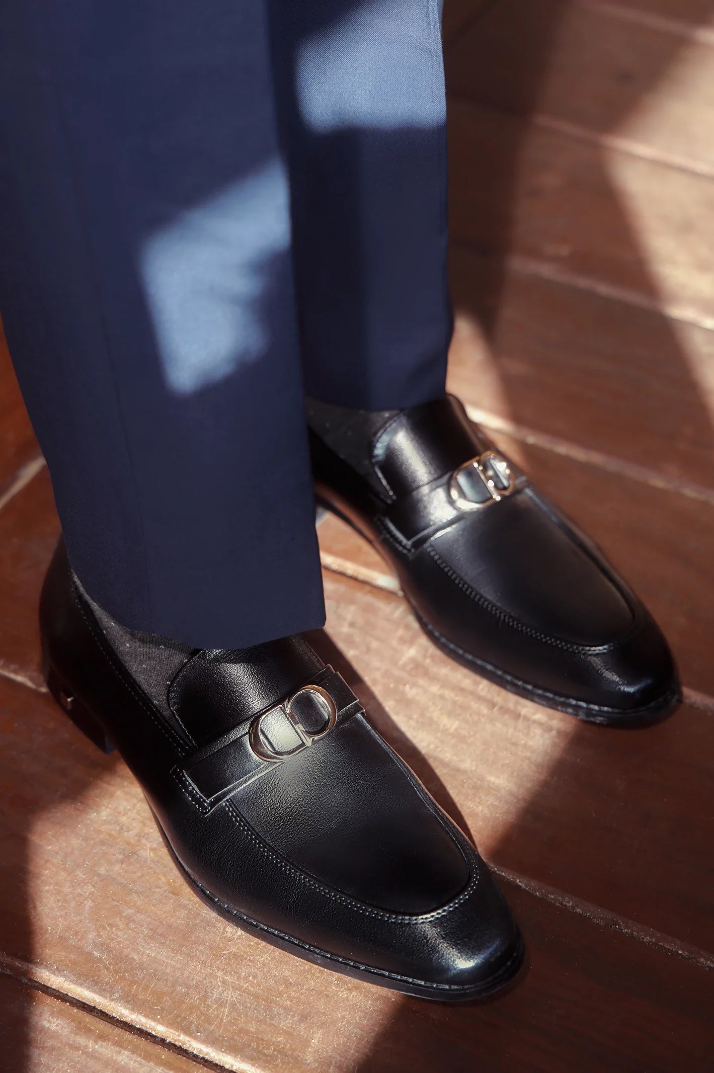 Black Formal Moccassins Shoes
