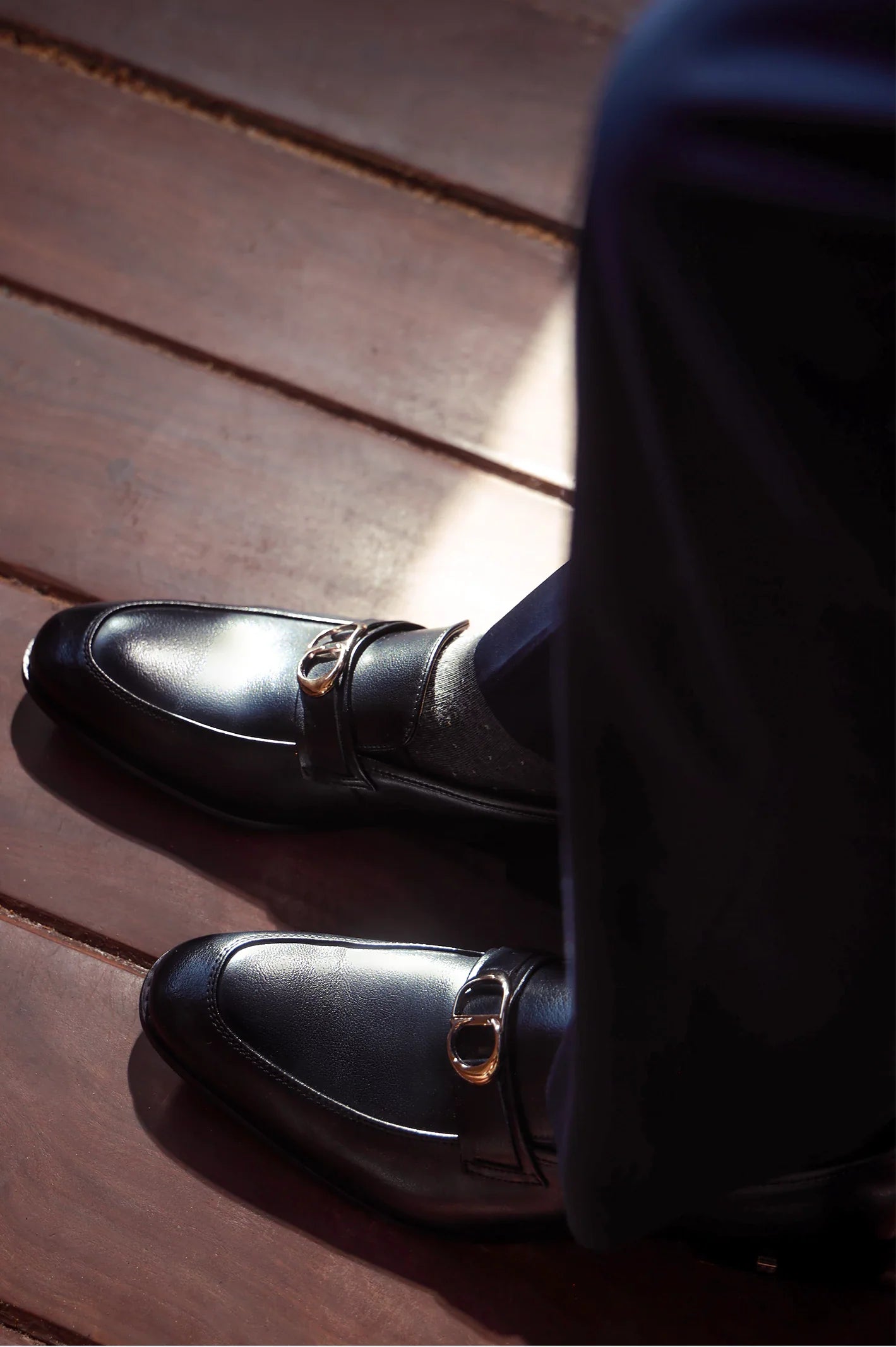 Black Formal Moccassins Shoes