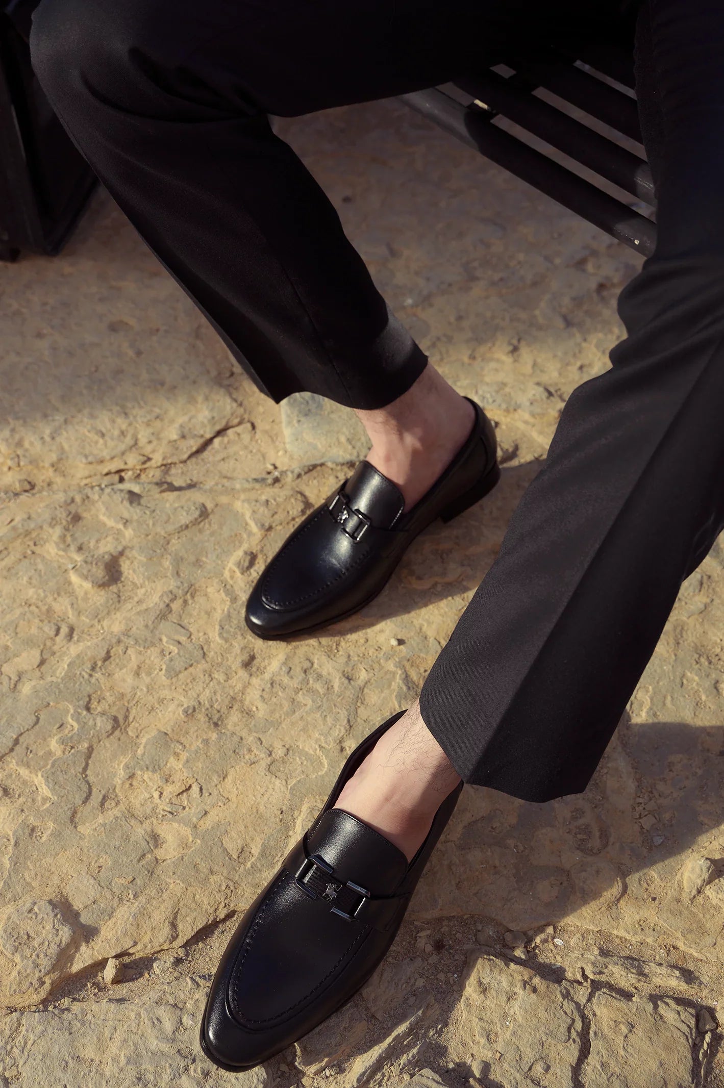 Black Men Formal Moccassins