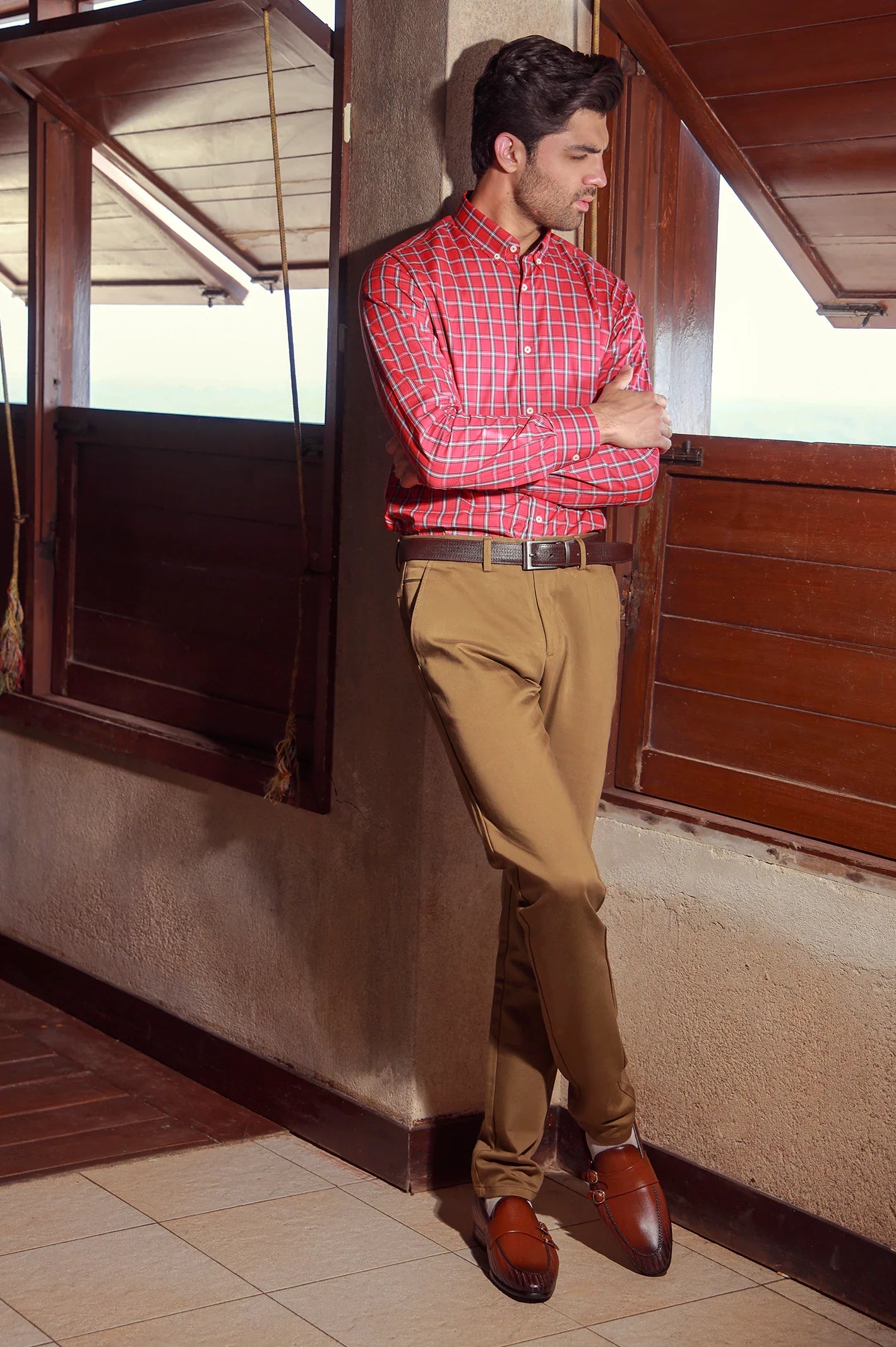 Coffee Men Formal Moccassins