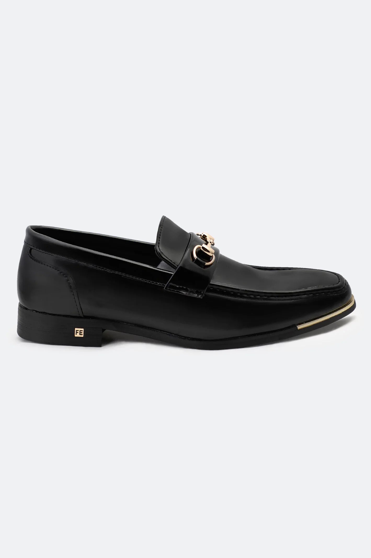 Black Horsebit Formal Shoes