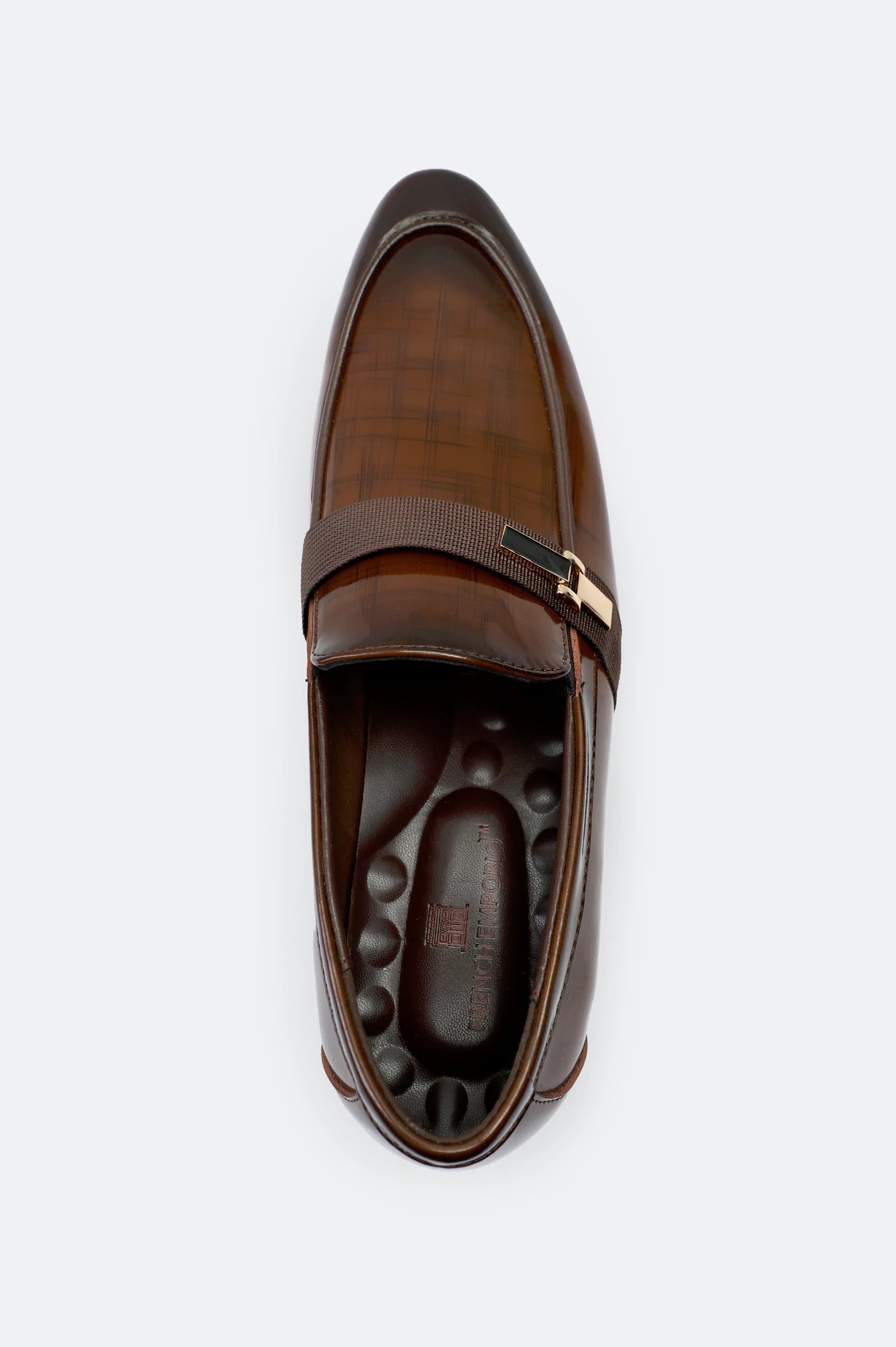 BROWN Men Formal Moccassins