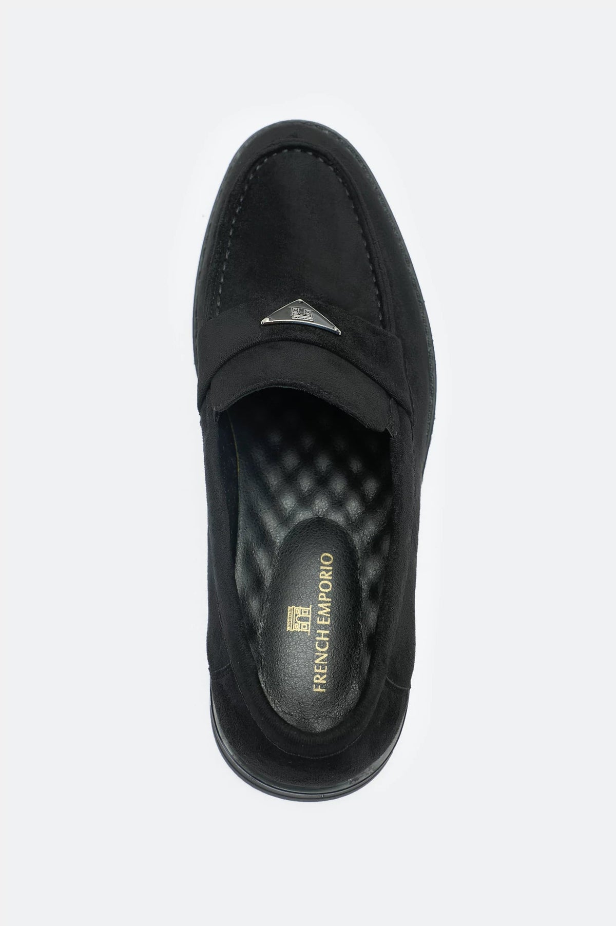 Black Suede Formal Moccasins