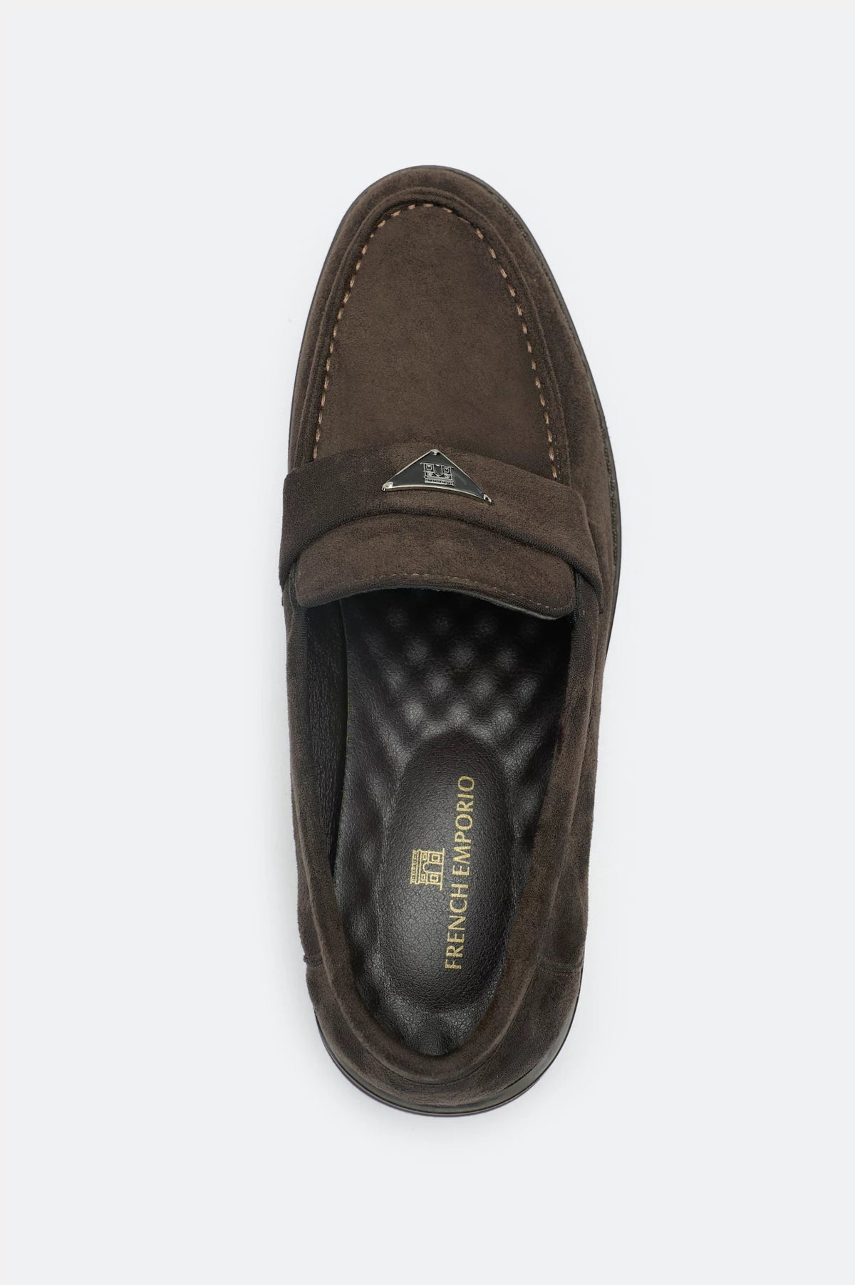 Coffee Suede Formal Moccasins
