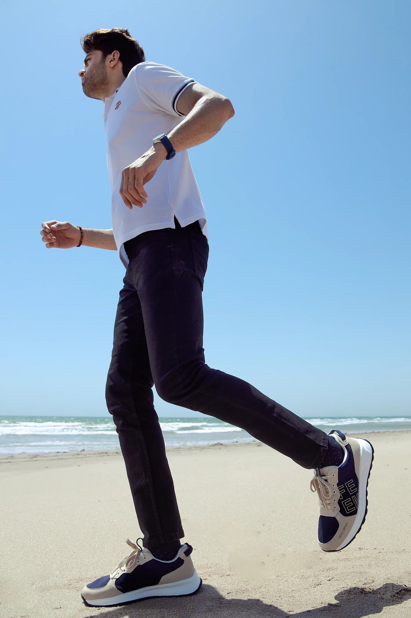 Beige Men Casual Sneaker