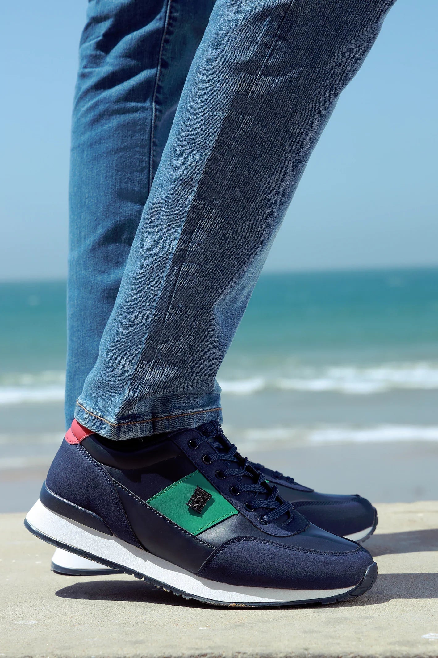 Navy Blue Men Casual Sneaker