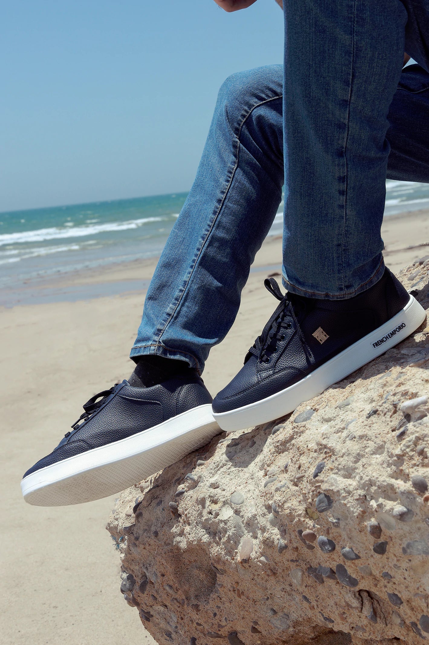Navy Blue Men Casual Sneaker