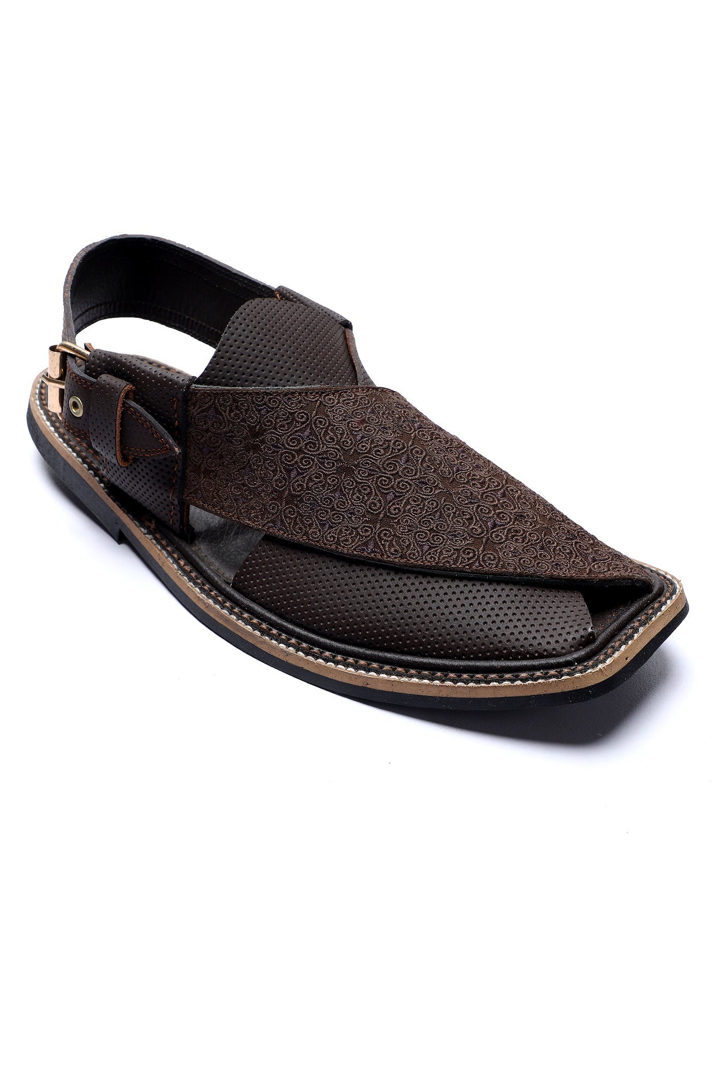 French Emporio Men's Sandal SKU: PSLD-0031-COFFEE - Diners