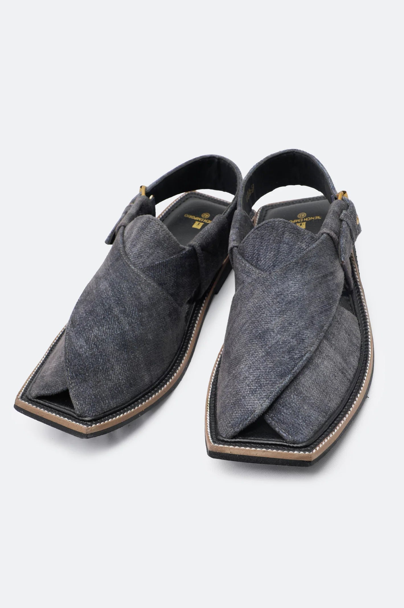 Grey French Emporio Sandal From French Emporio By Diners